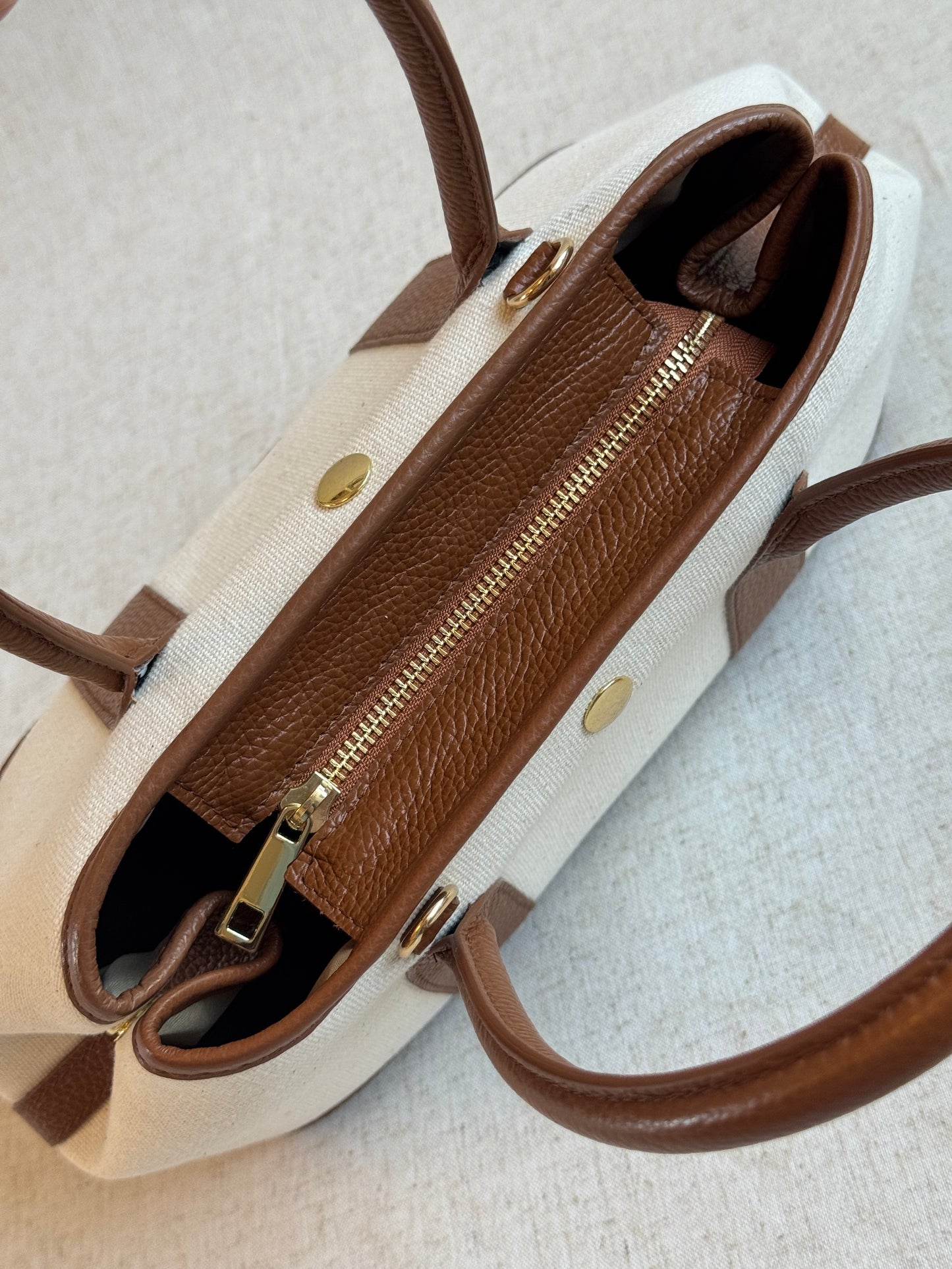 Borsa Patrizia - canvas, con tracolla lunga