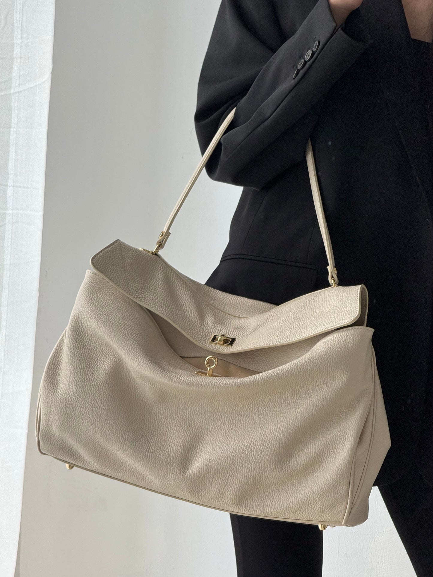 Maxi borsa a spalla Ronnie - con tracolla lunga