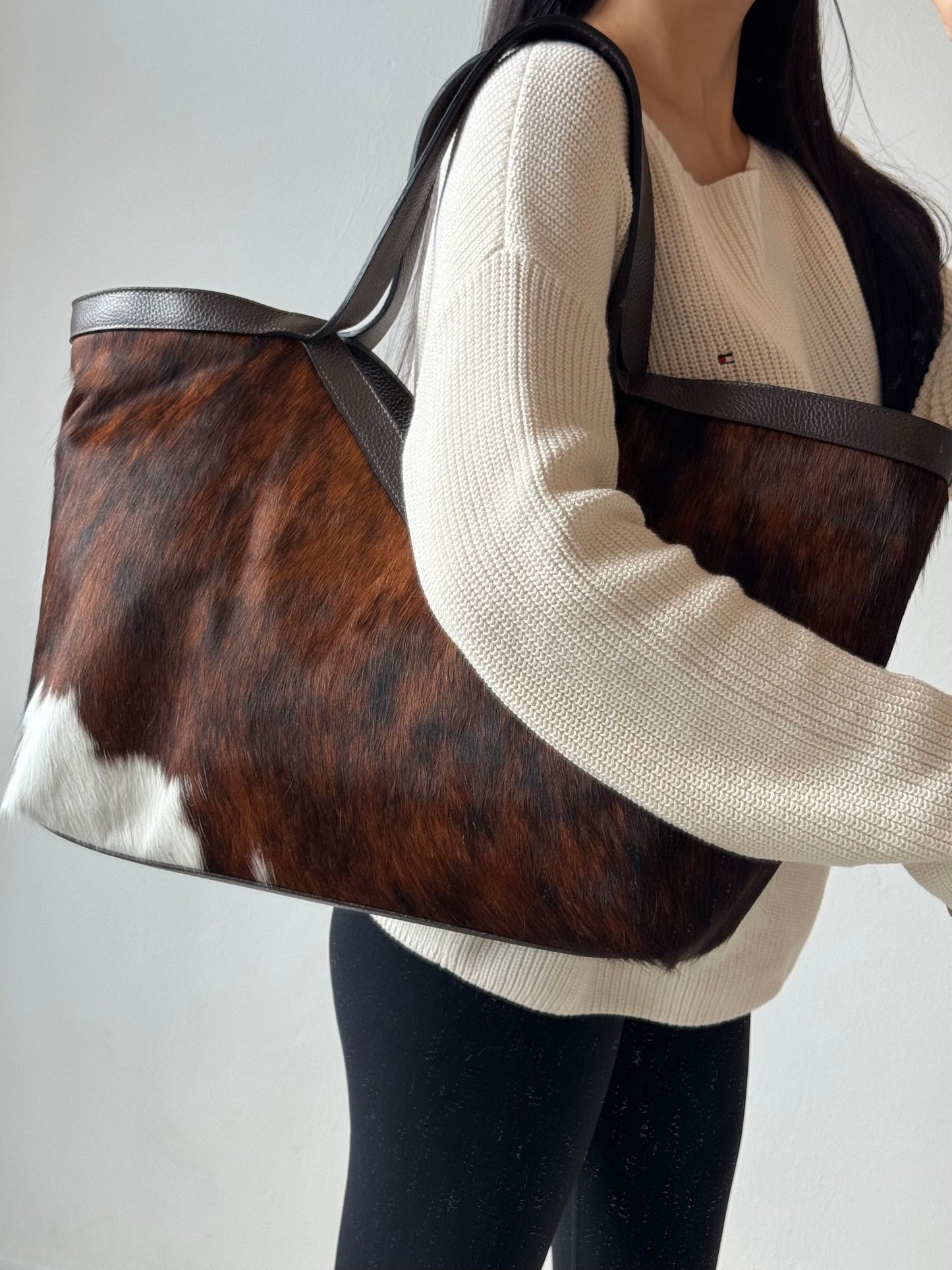 Borsa a spalla Ylenia - misura MAXI, cavallino