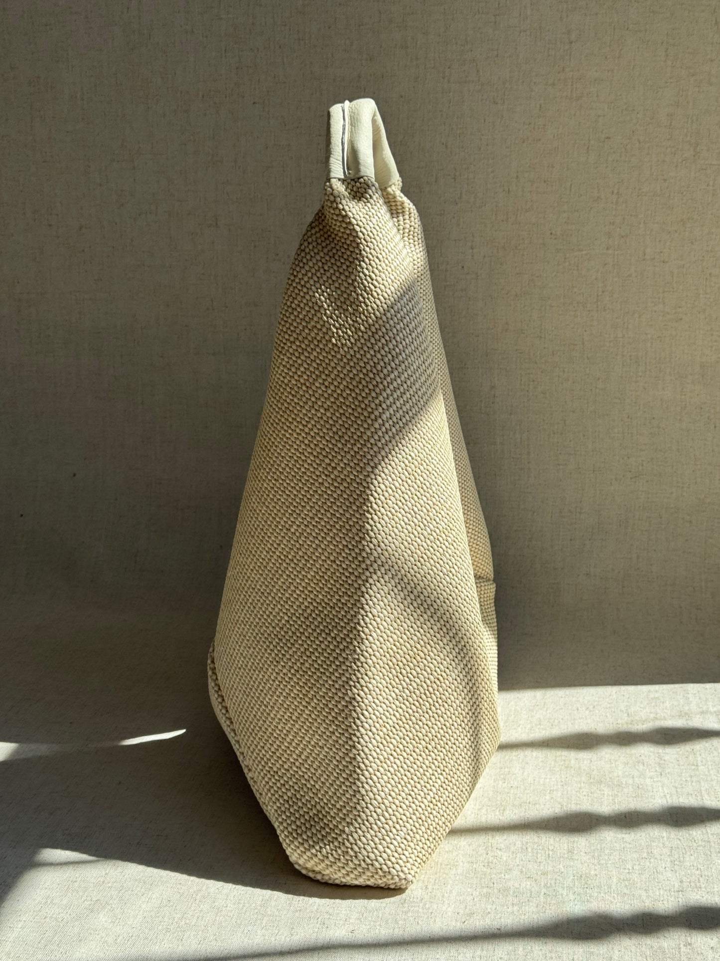 Maxi borsa a spalla Melissa - rafia