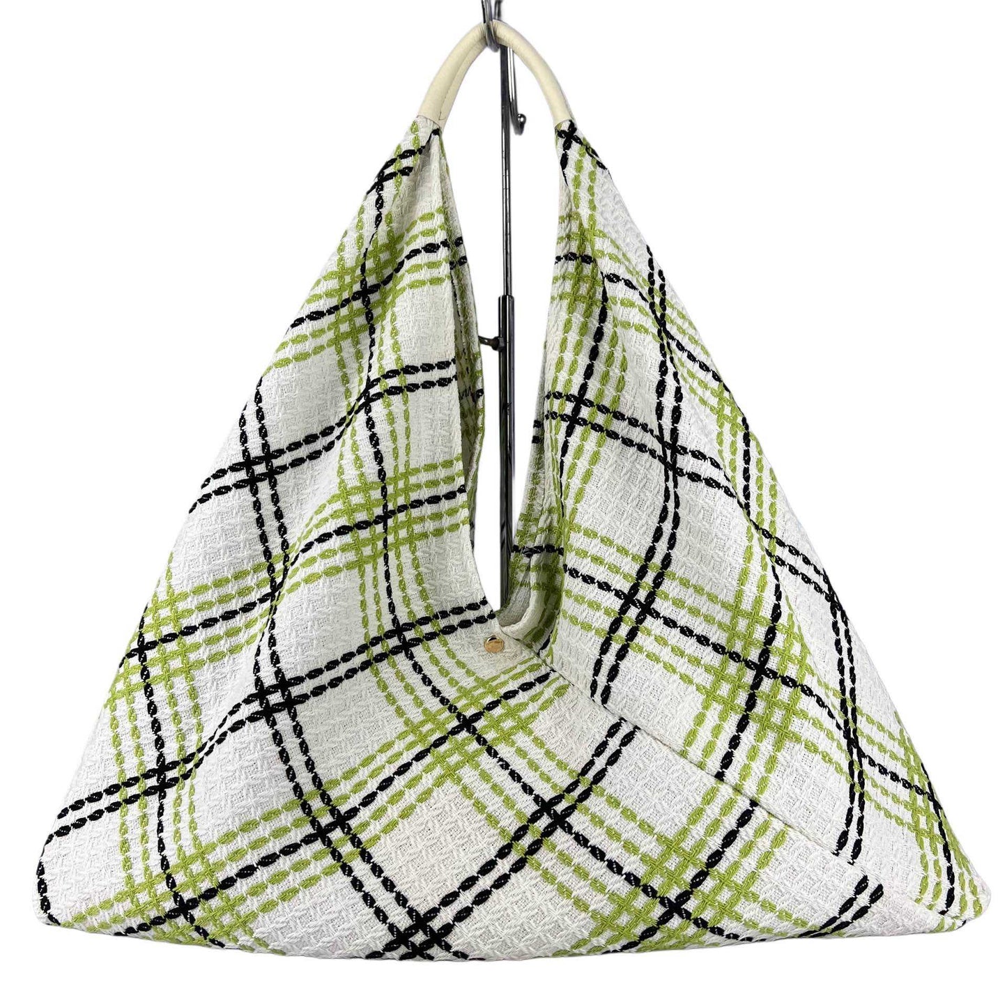 Maxi borsa a spalla Melissa in tessuto
