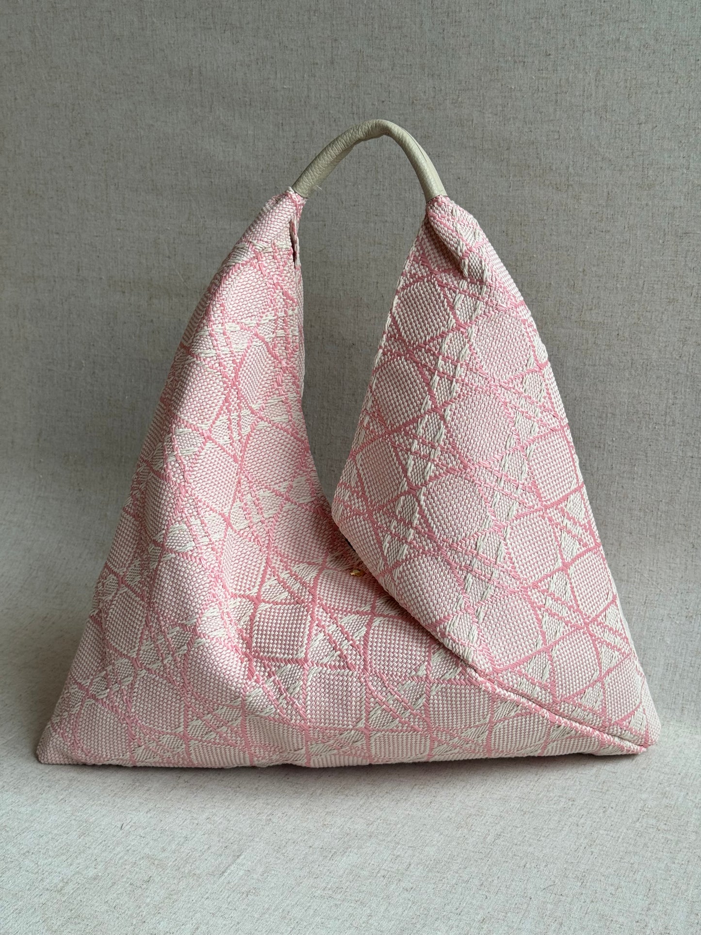 Maxi borsa a spalla Melissa - rafia