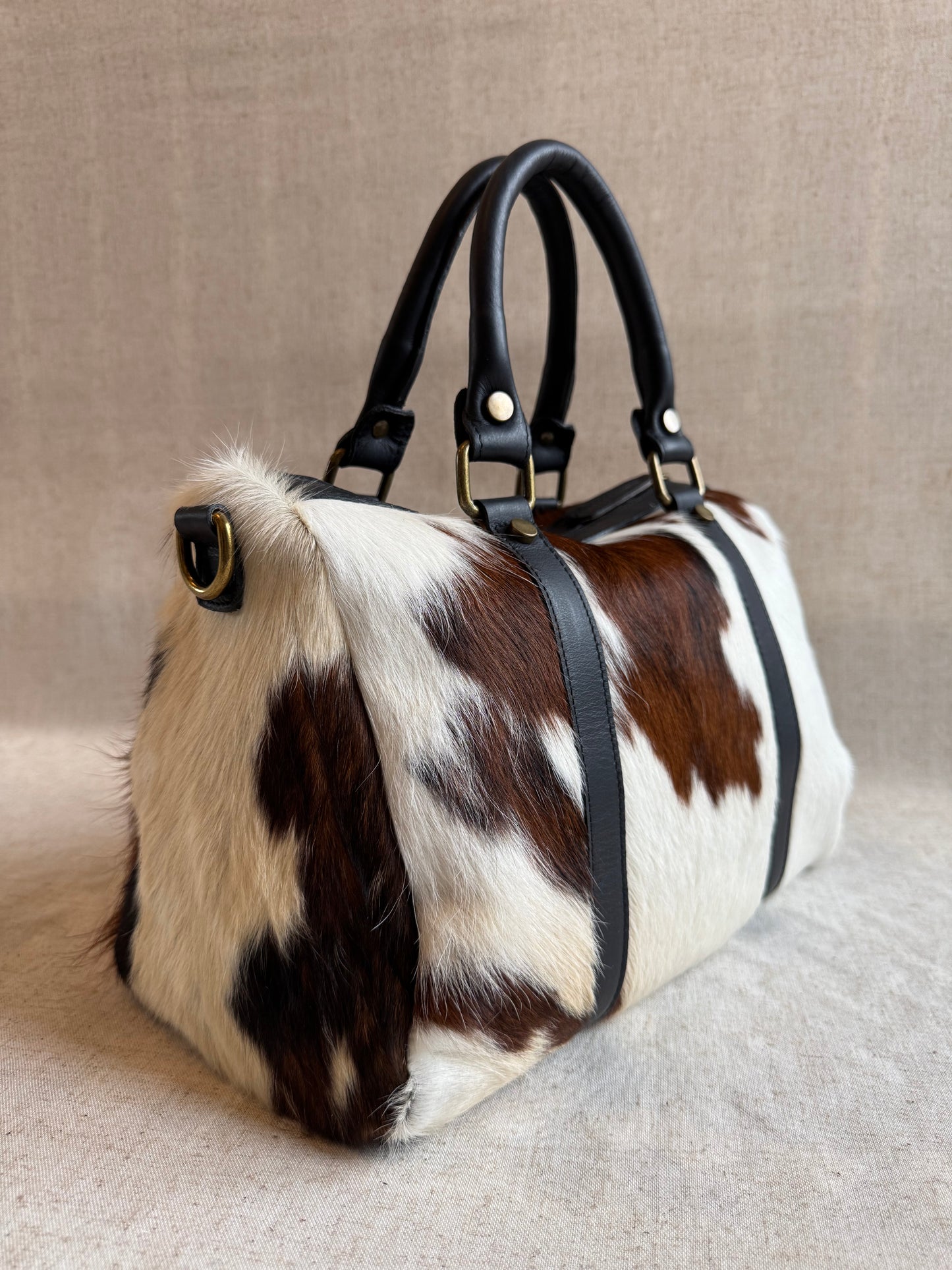 Bauletto Rebecca - cavallino, con tracolla lunga
