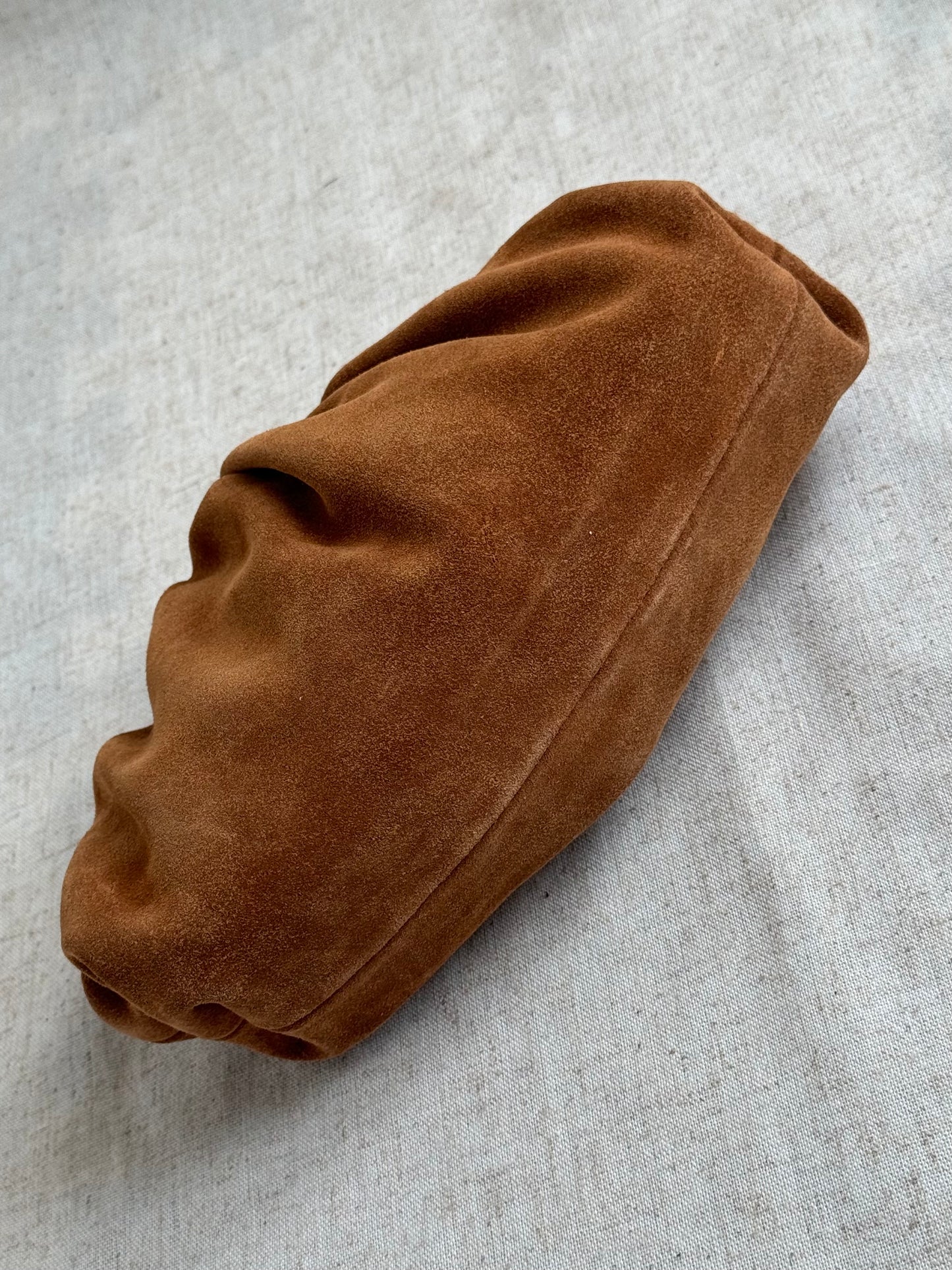 Pochette Claudia - camoscio, con tracolla