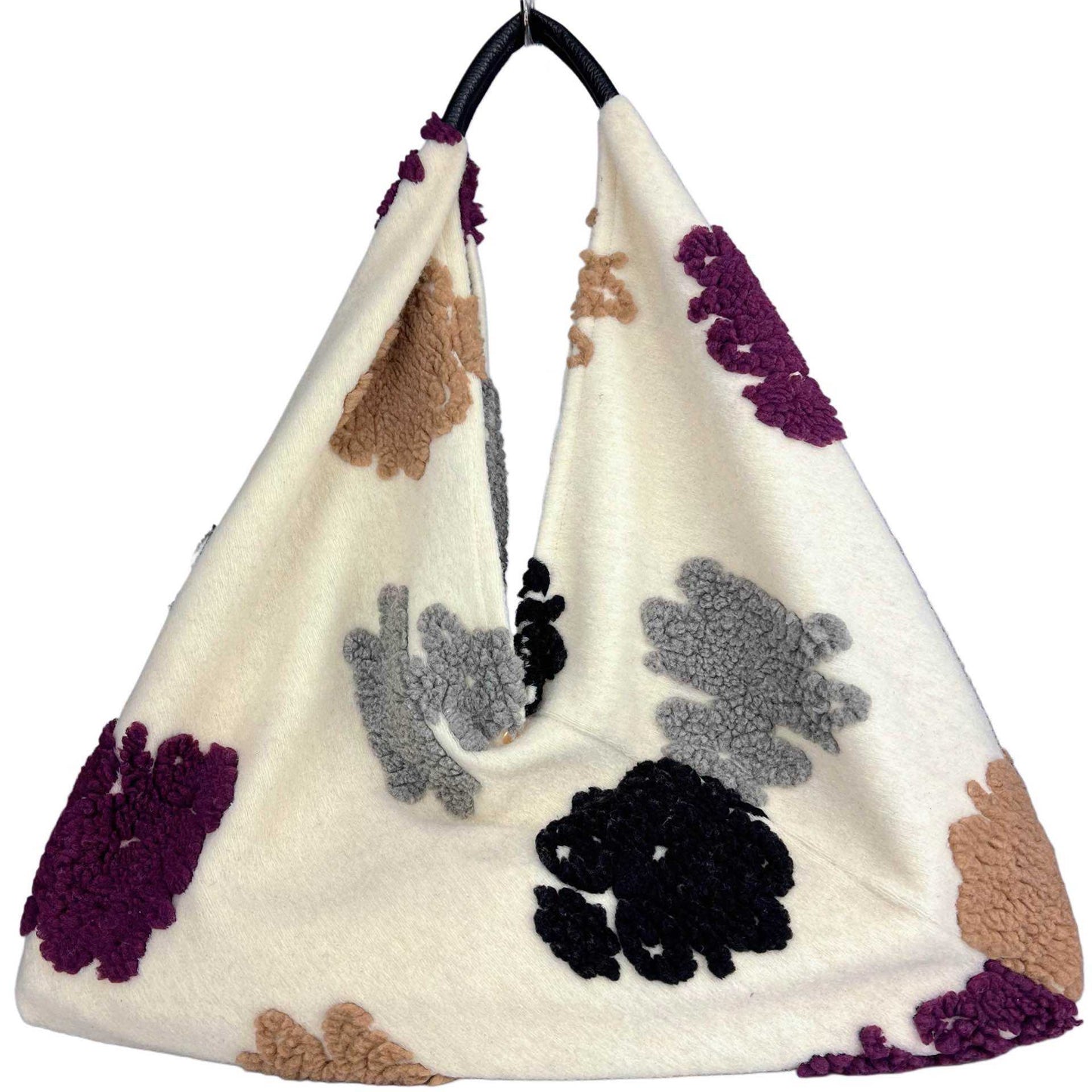 Maxi borsa a spalla Melissa - Lana