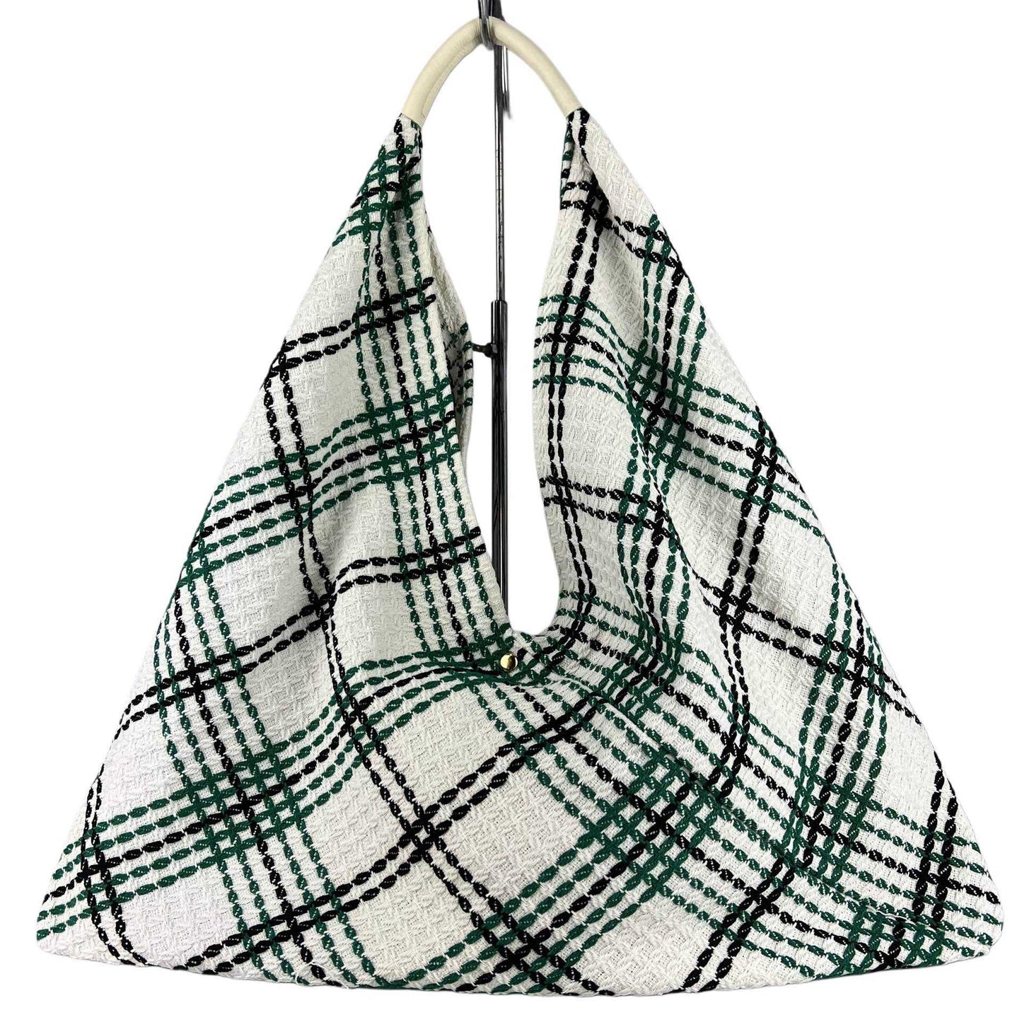Maxi borsa a spalla Melissa in tessuto
