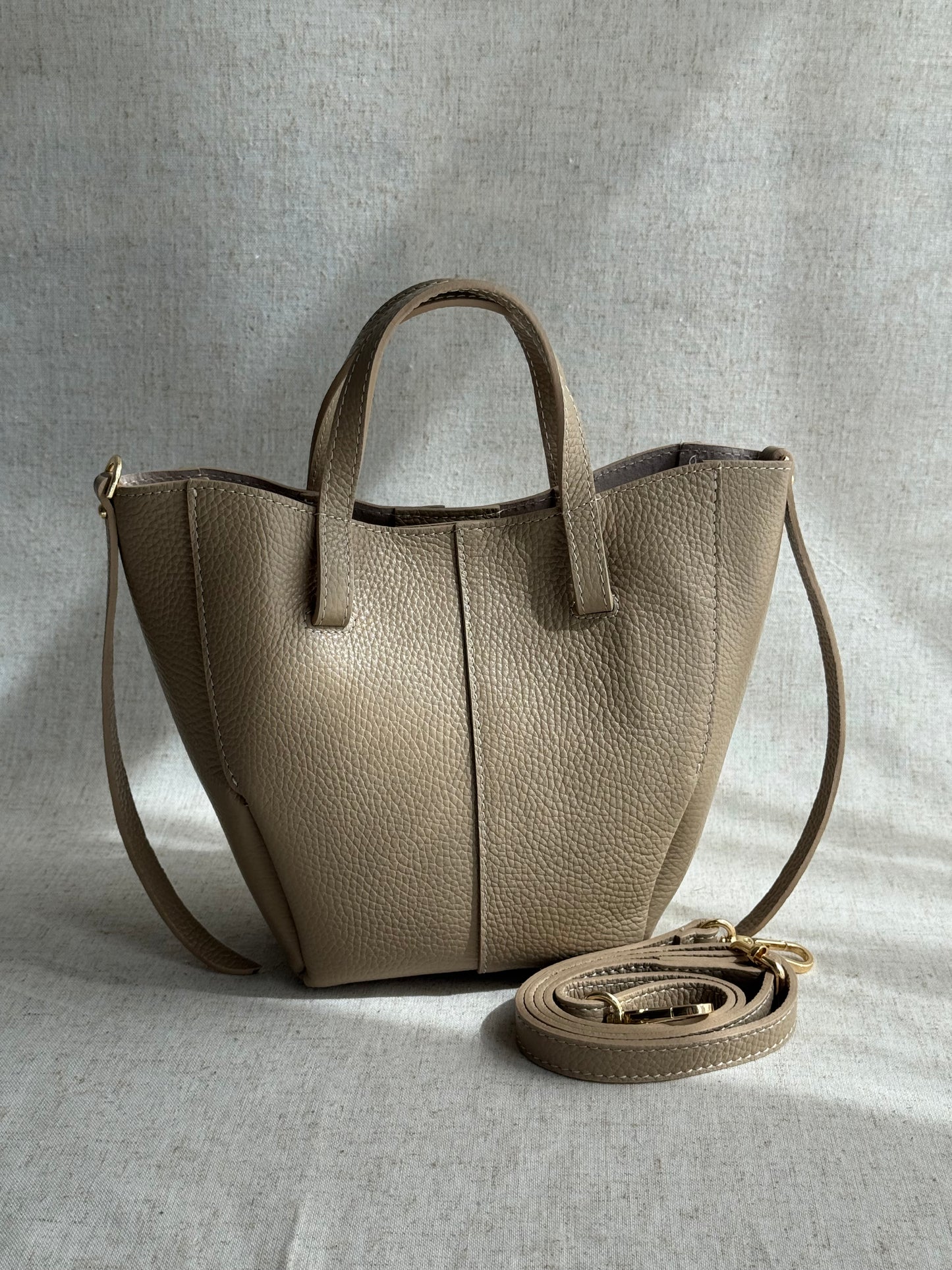 Borsa Sofia - misura nano, con tracolla lunga e pochette