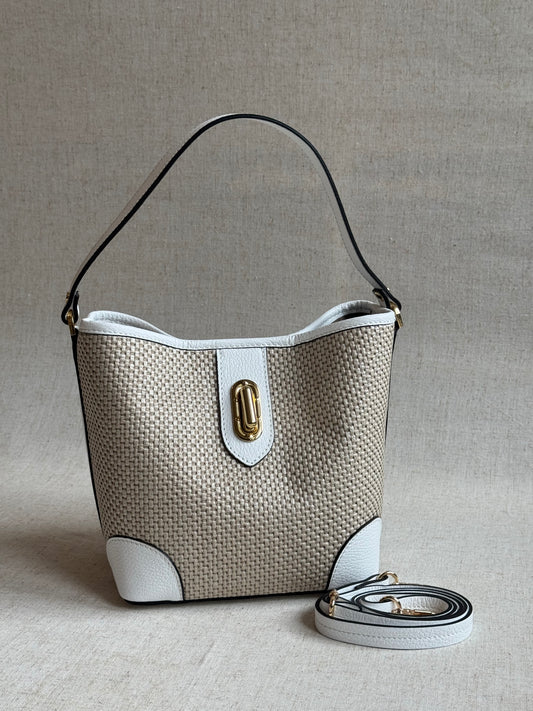 Borsa secchiello Linda - misura grande, con tracolla lunga