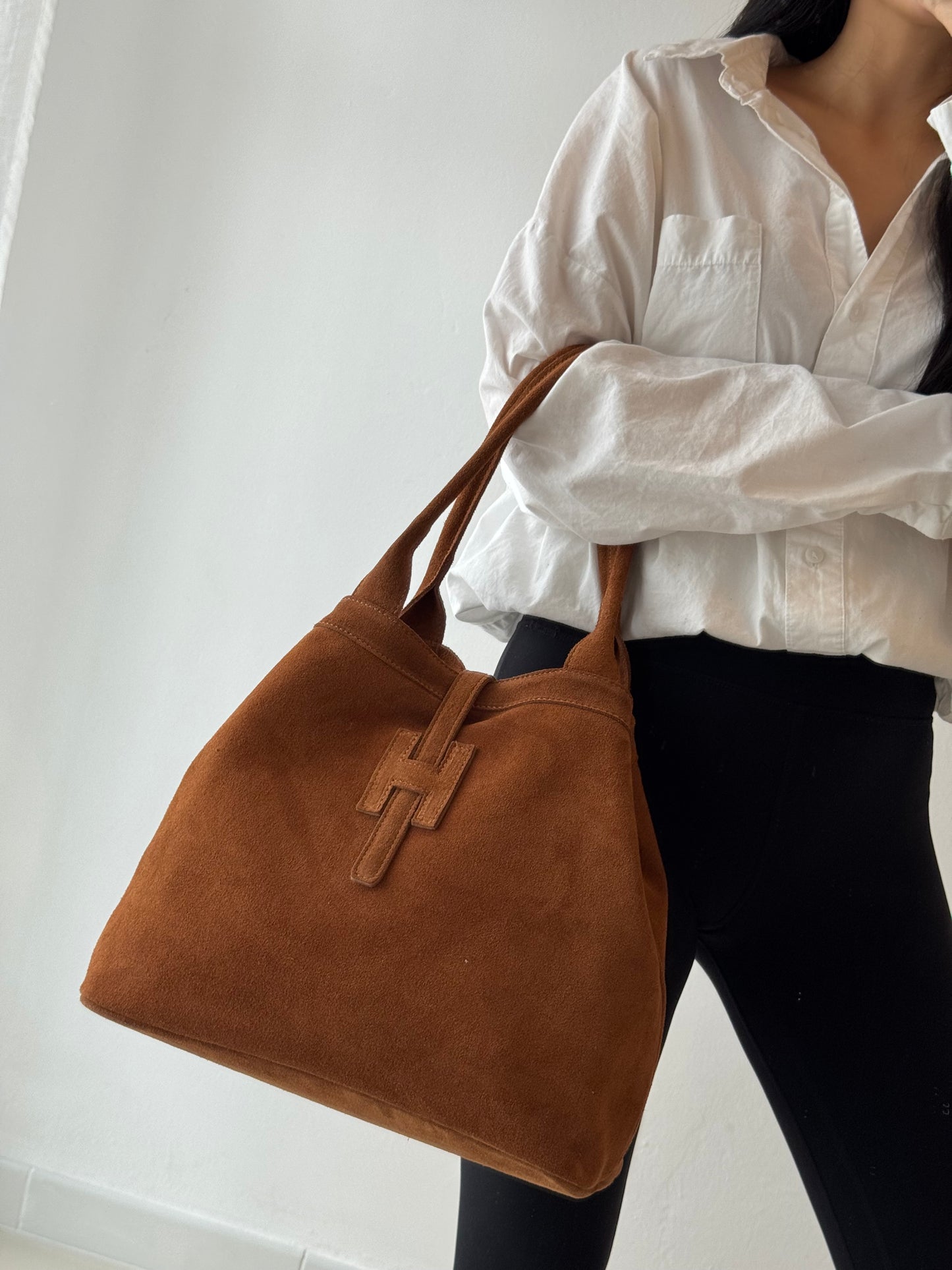 Maxi borsa a spalla Holo - con tracolla lunga