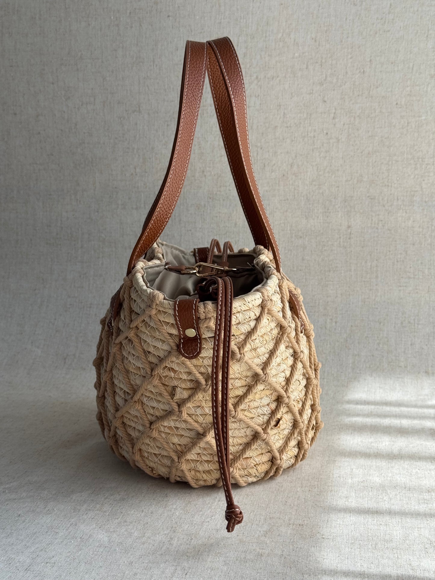 Borsa Basket - misura piccola, con tracolla lunga