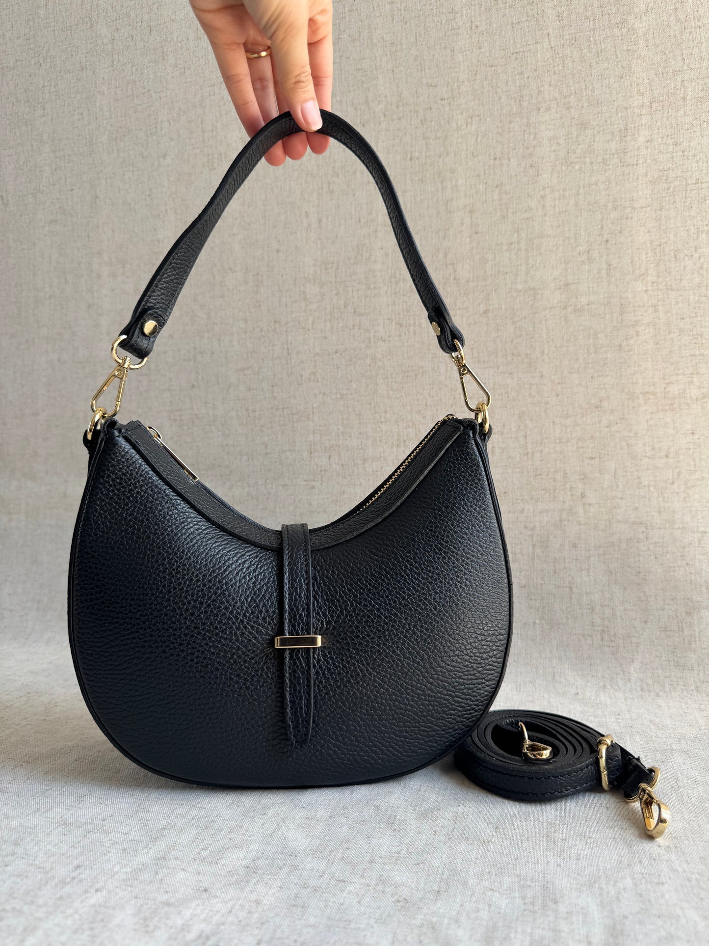Borsa a spalla Moon - con tracolla lunga