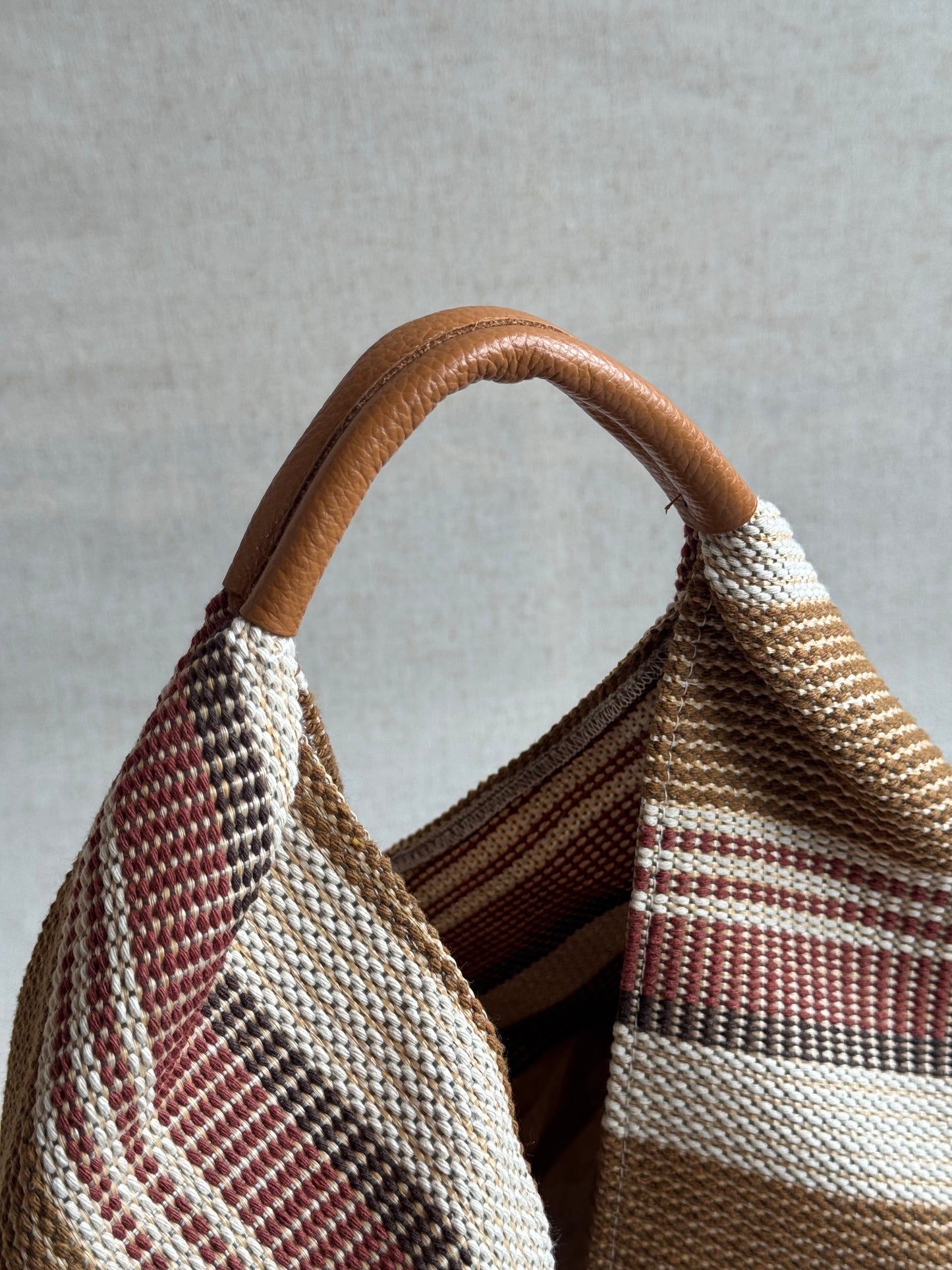 Maxi borsa a spalla Melissa - rafia
