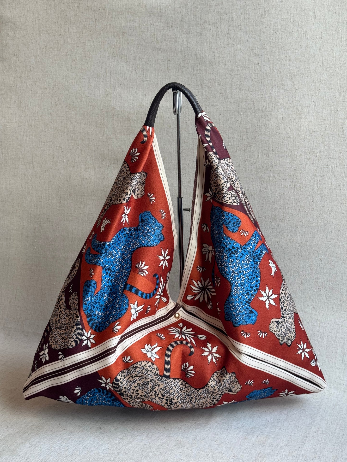 Borsa Melissa - tessuto, stampa leopardi