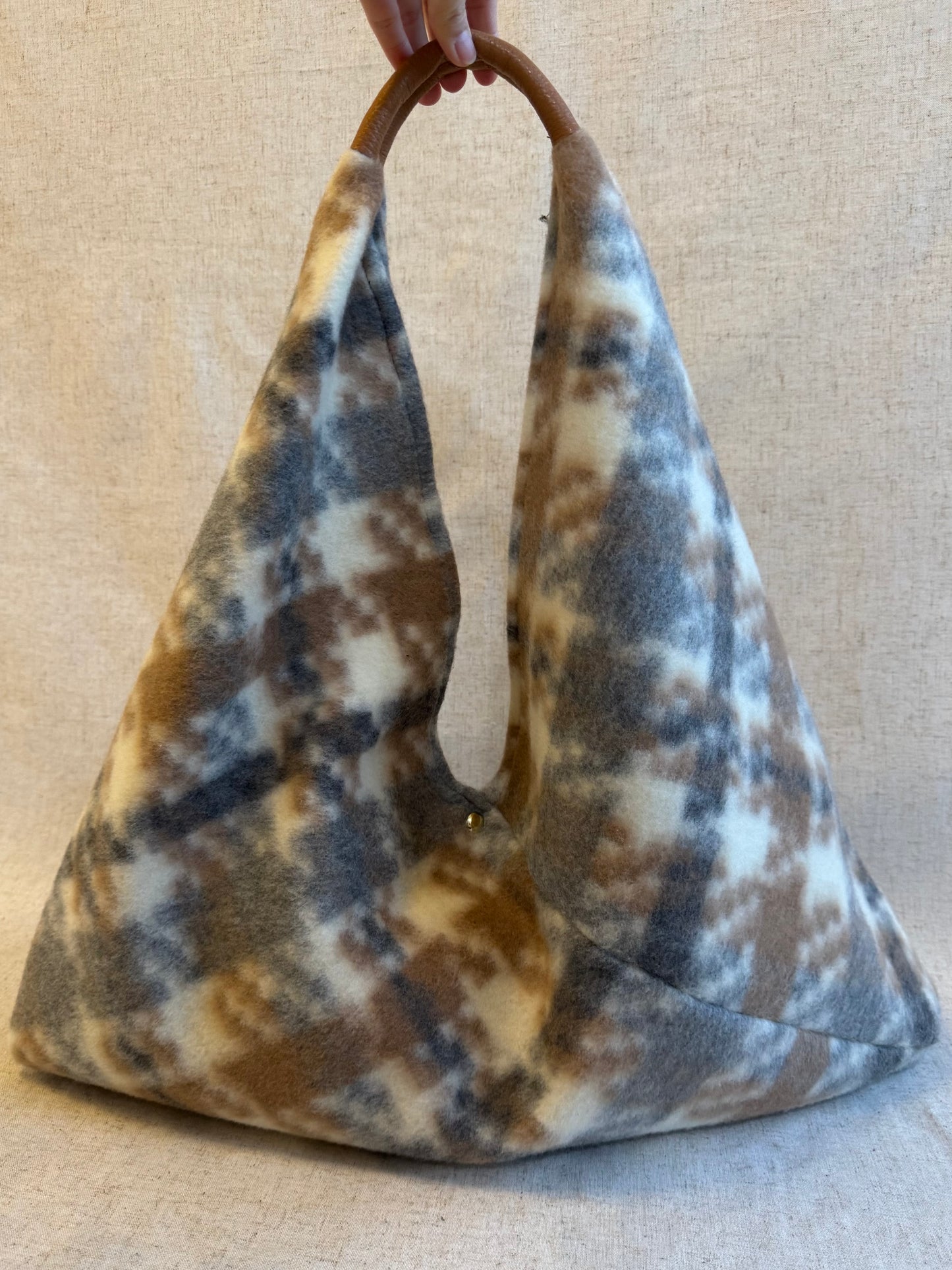 Maxi borsa a spalla Lana