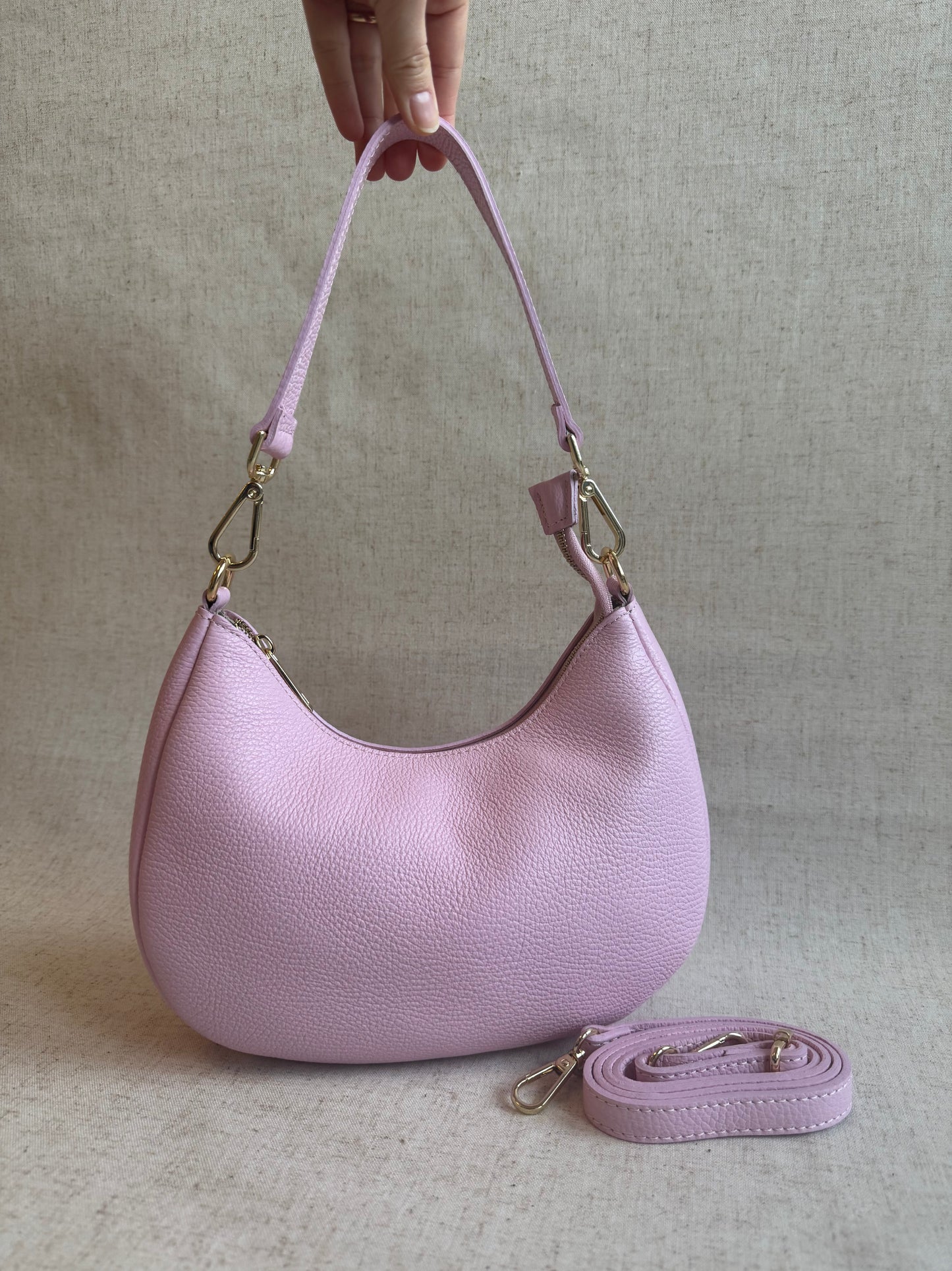 Borsa a spalla Luna - misura grande, con tracolla lunga
