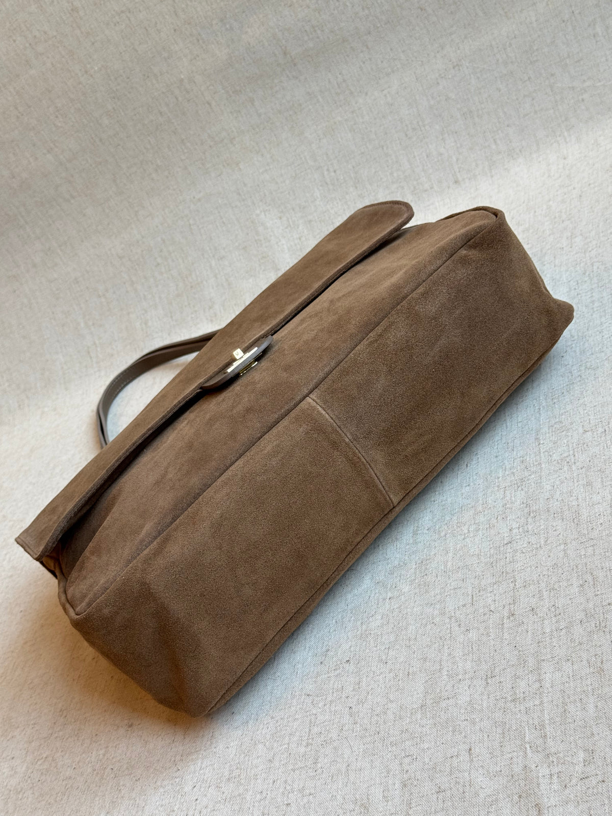 Borsa Chantal - camoscio, manico regolabile