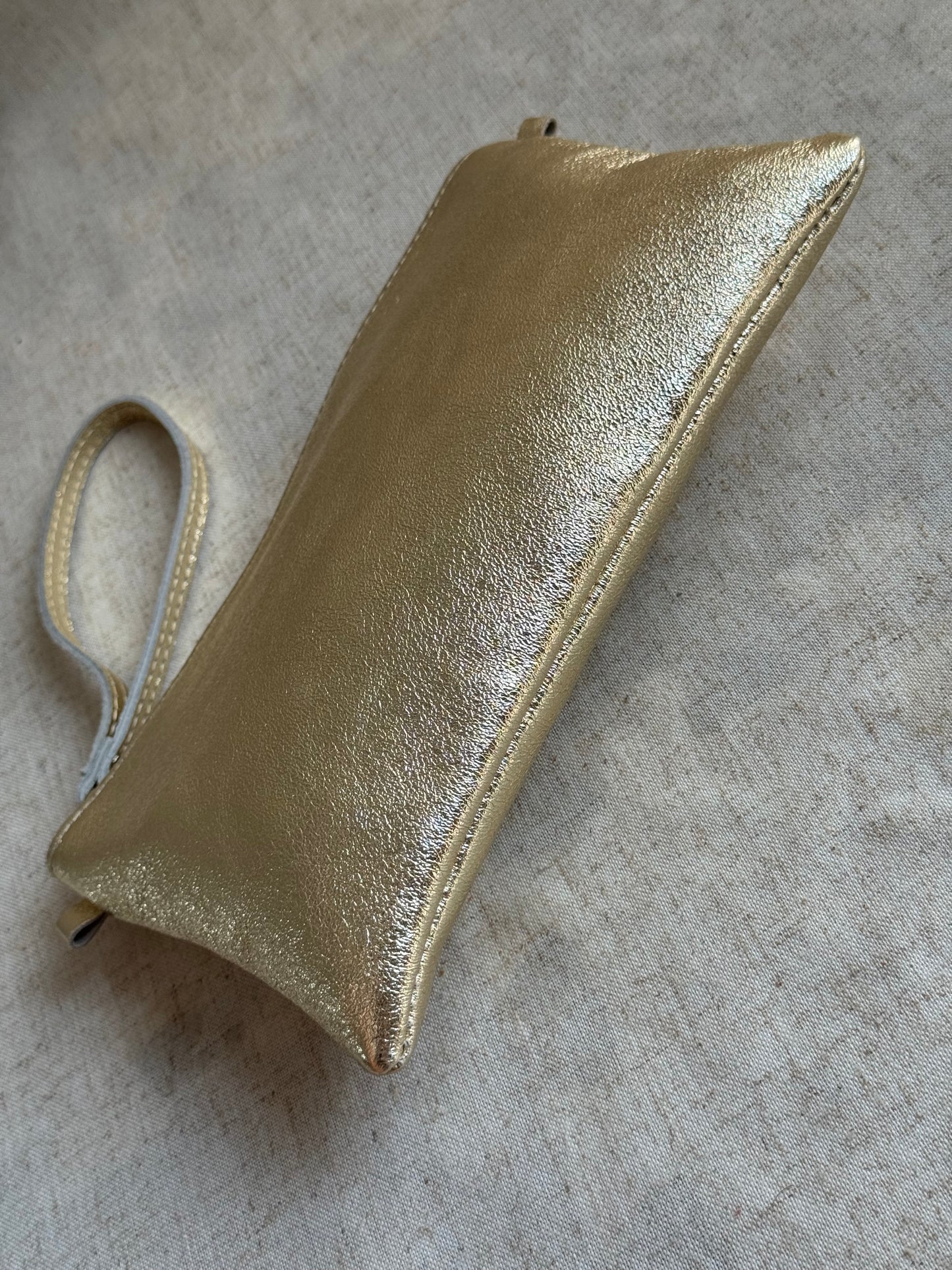 Pochette Chiara laminato - con tracolla lunga