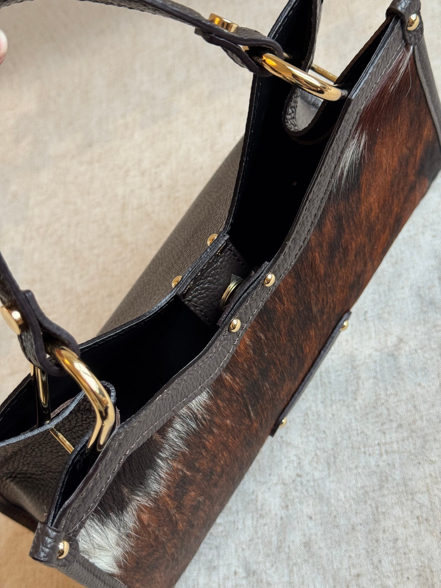 Borsa Giada - cavallino, con tracolla lunga