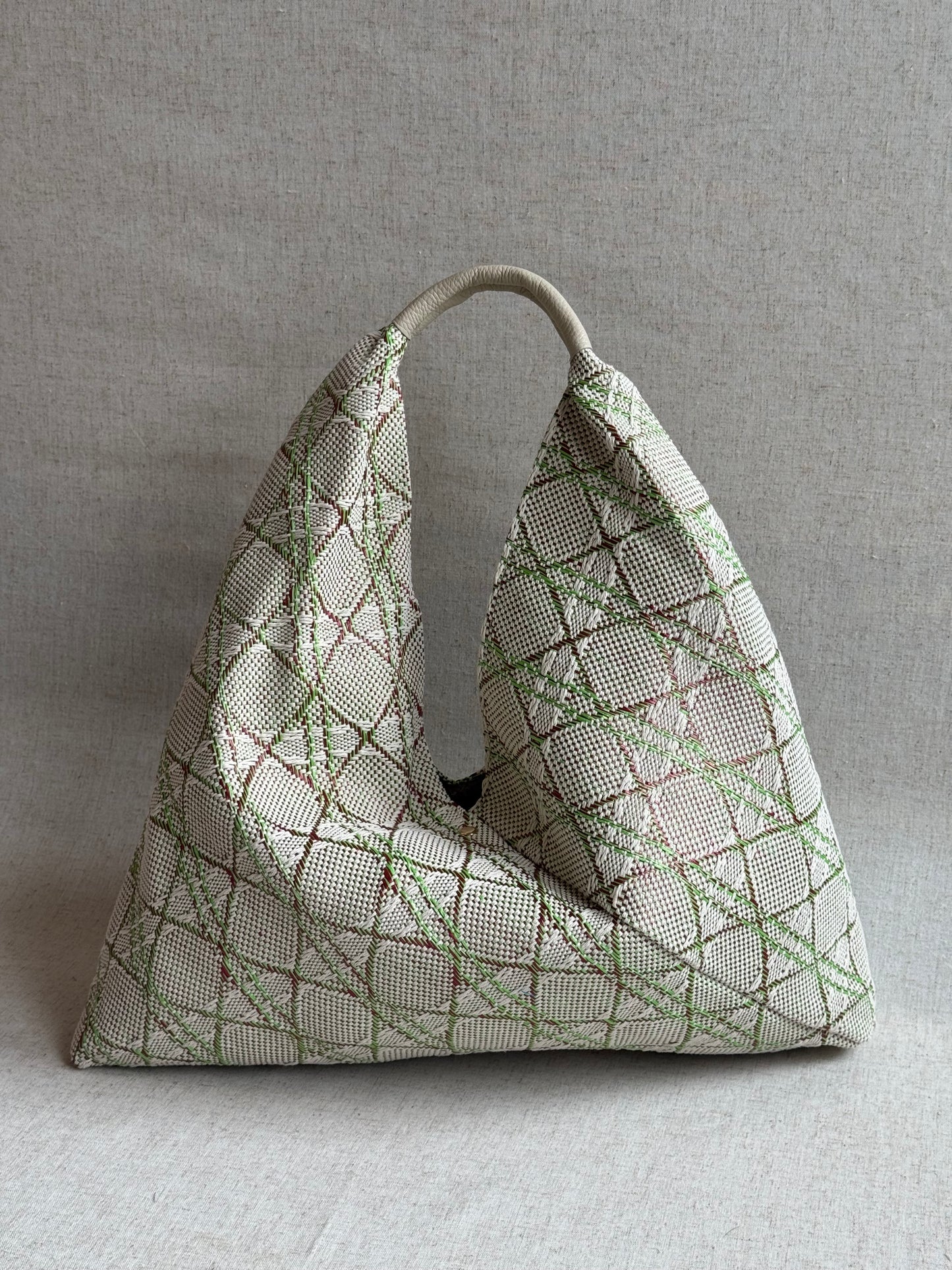 Maxi borsa a spalla Melissa - rafia