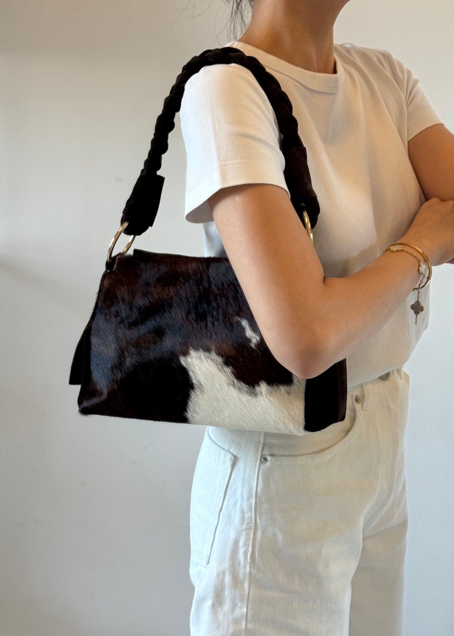 Borsa Tarisa - cavallino, con tracolla lunga