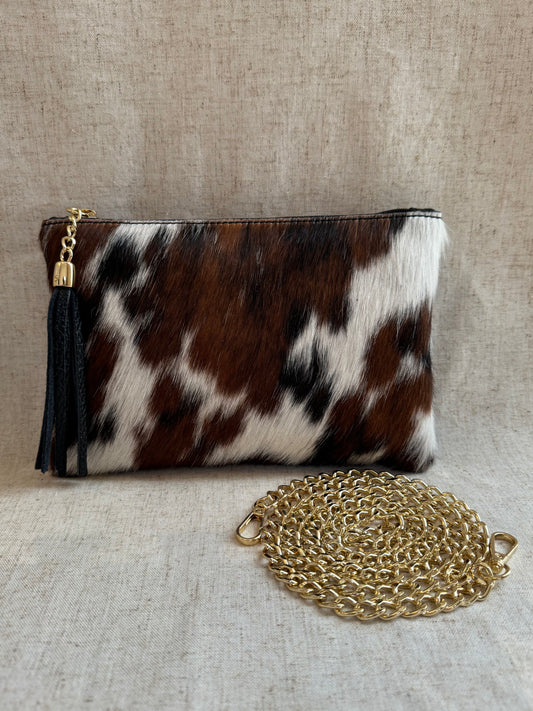 Pochette Siri - cavallino, con tracolla lunga