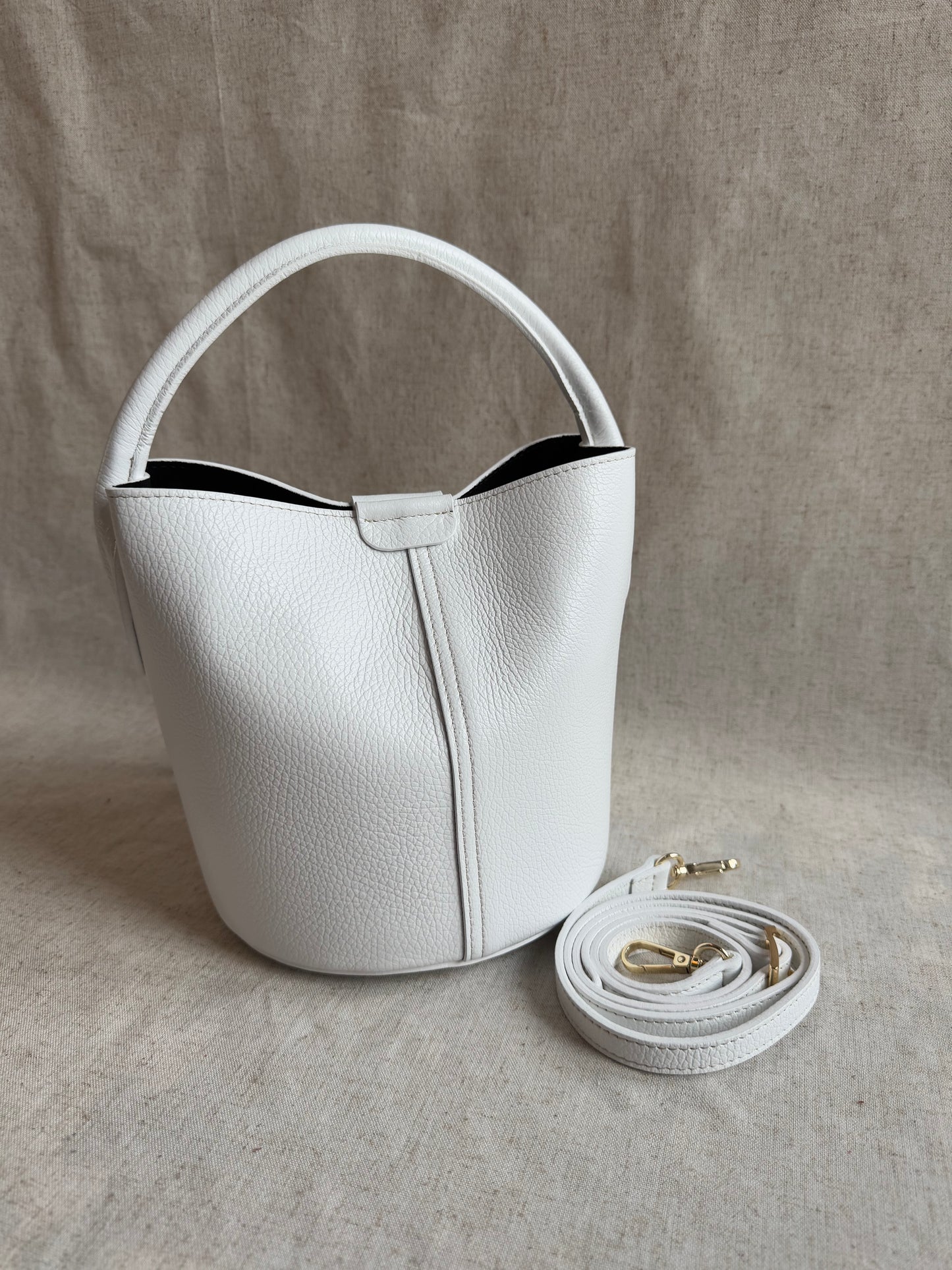 Borsa secchiello Veronica - con tracolla lunga