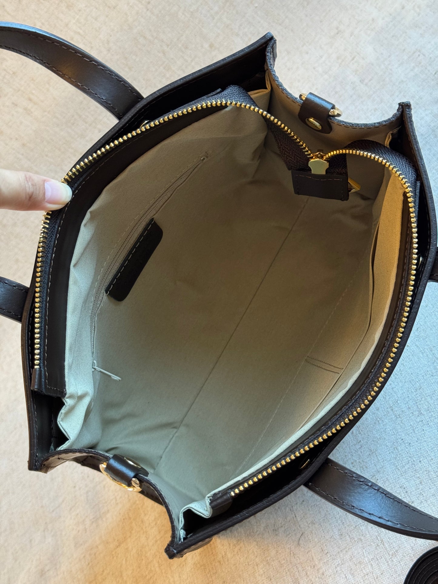 Borsa Aria - cavallino, con tracolla lunga