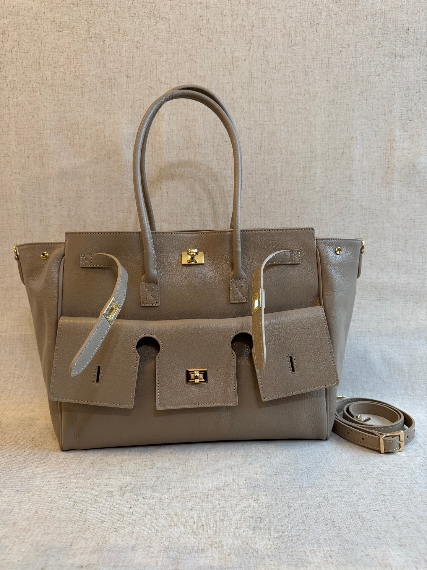 Maxi borsa a spalla Carrie - con tracolla regolabile
