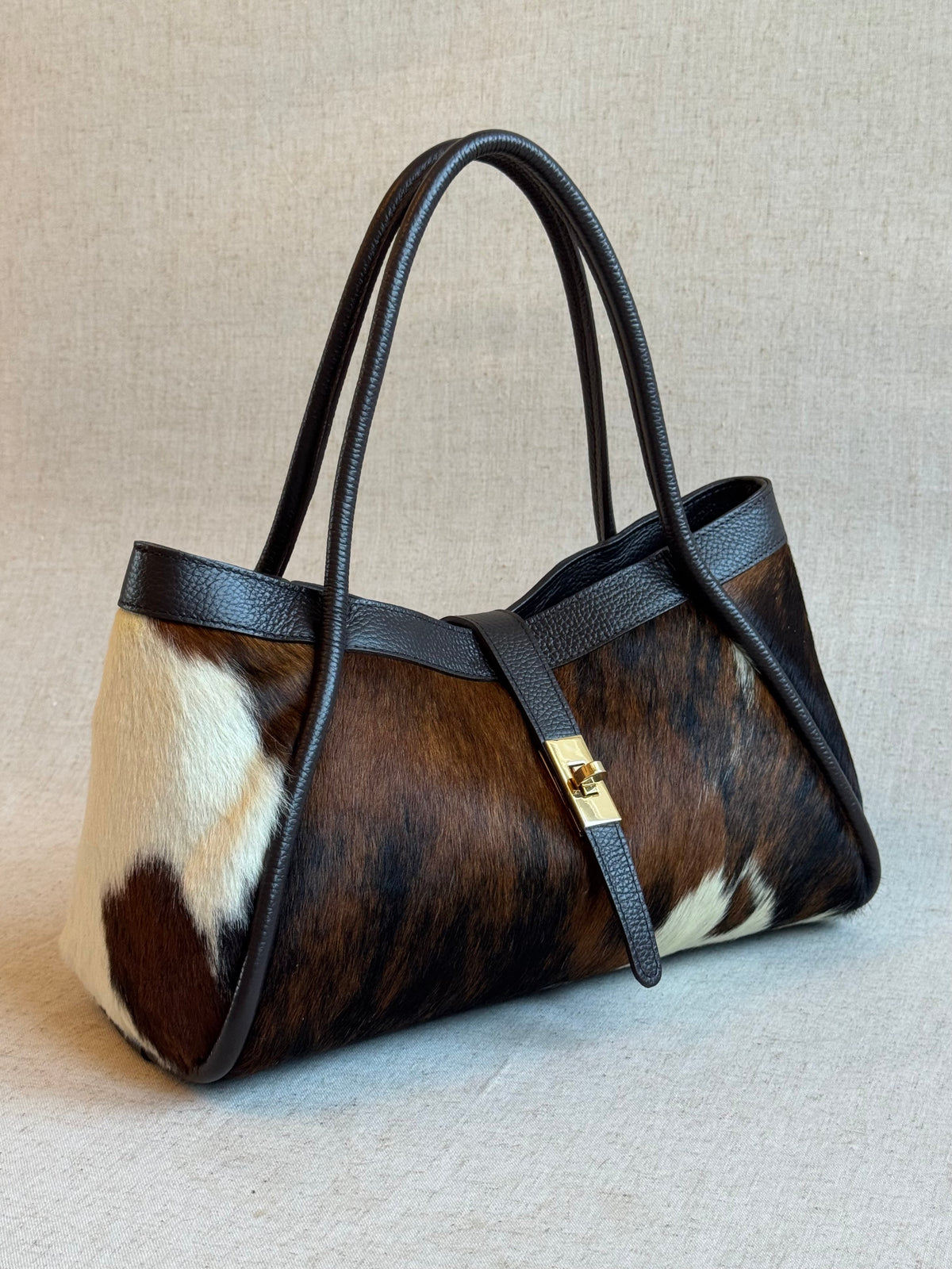 Borsa Carla - cavallino, con tracolla lunga
