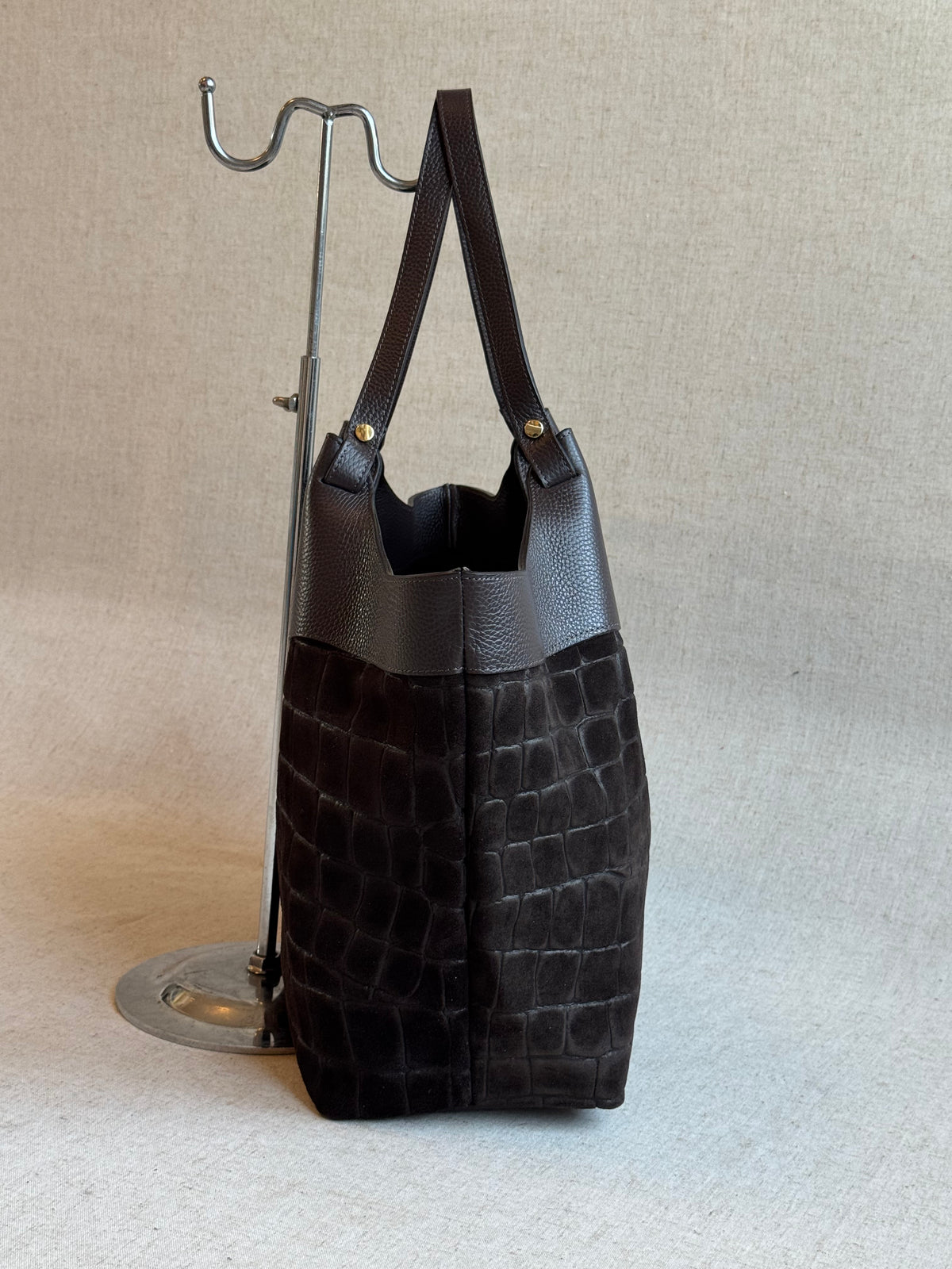 Borsa Roxy - stampa coccodrillo