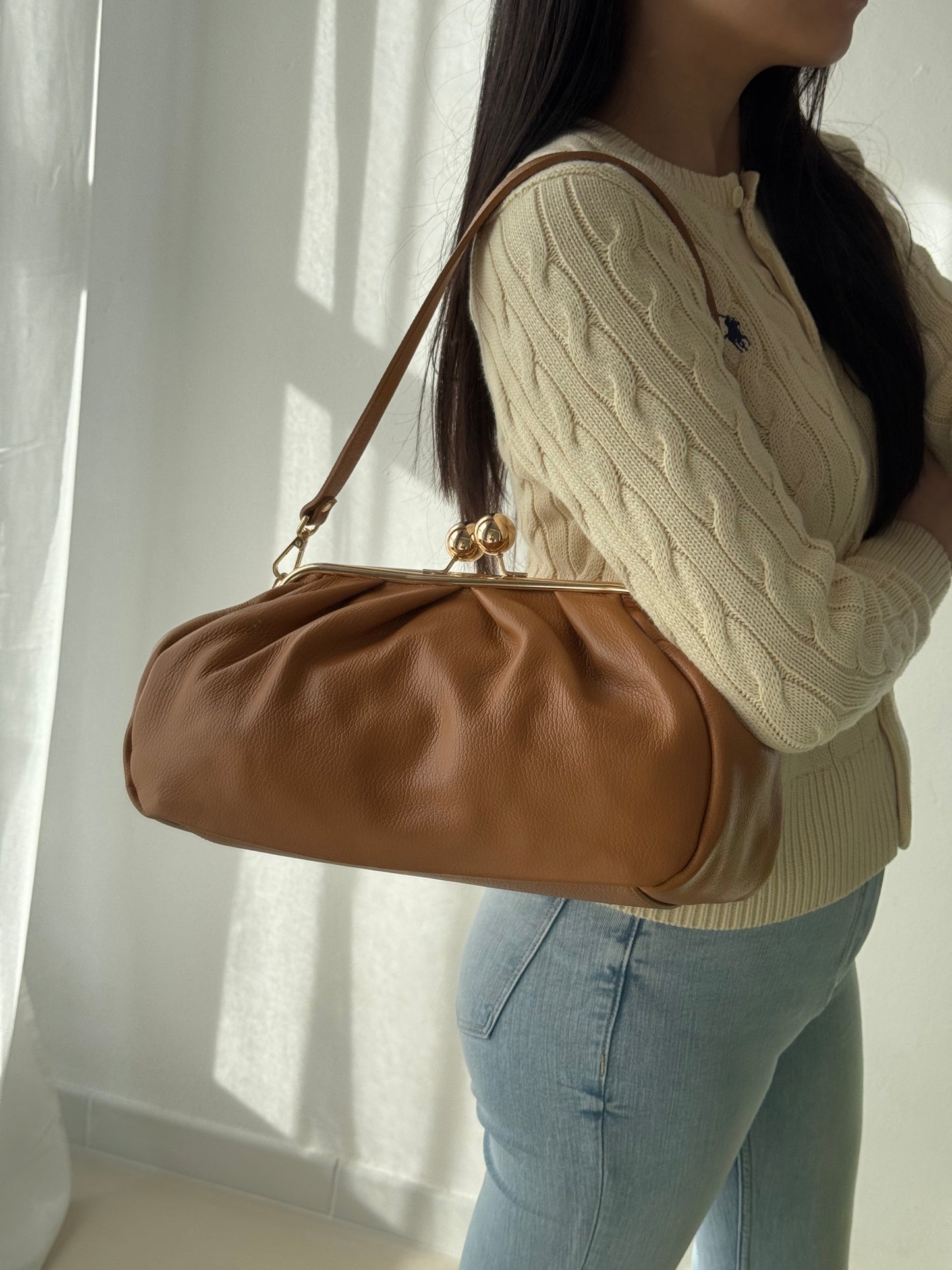 Borsa Raffy - misura grande, tracolla lunga