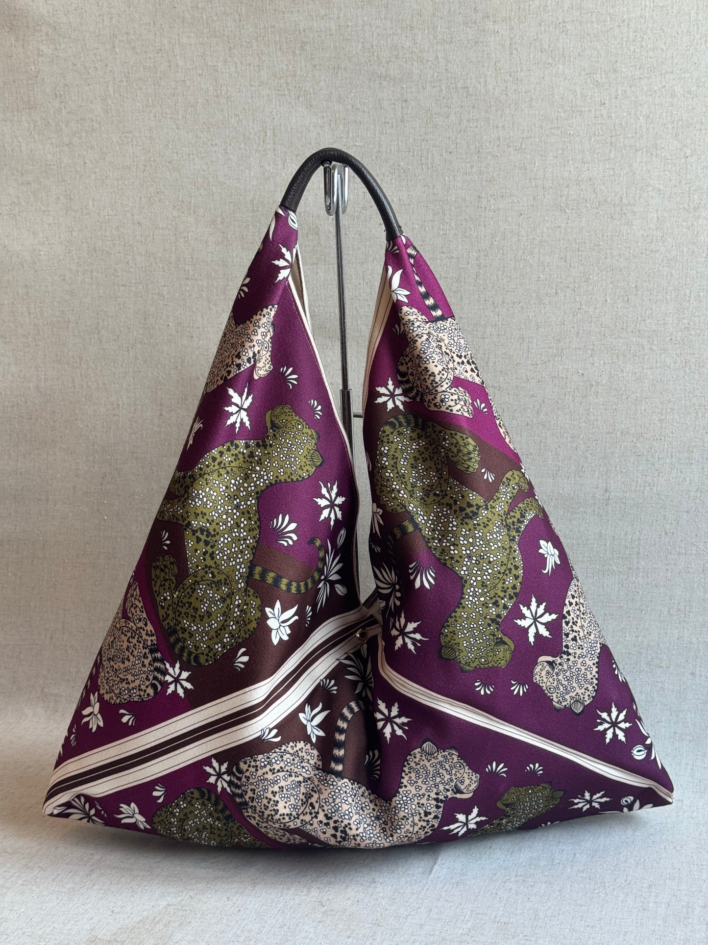Borsa Melissa - tessuto, stampa leopardi