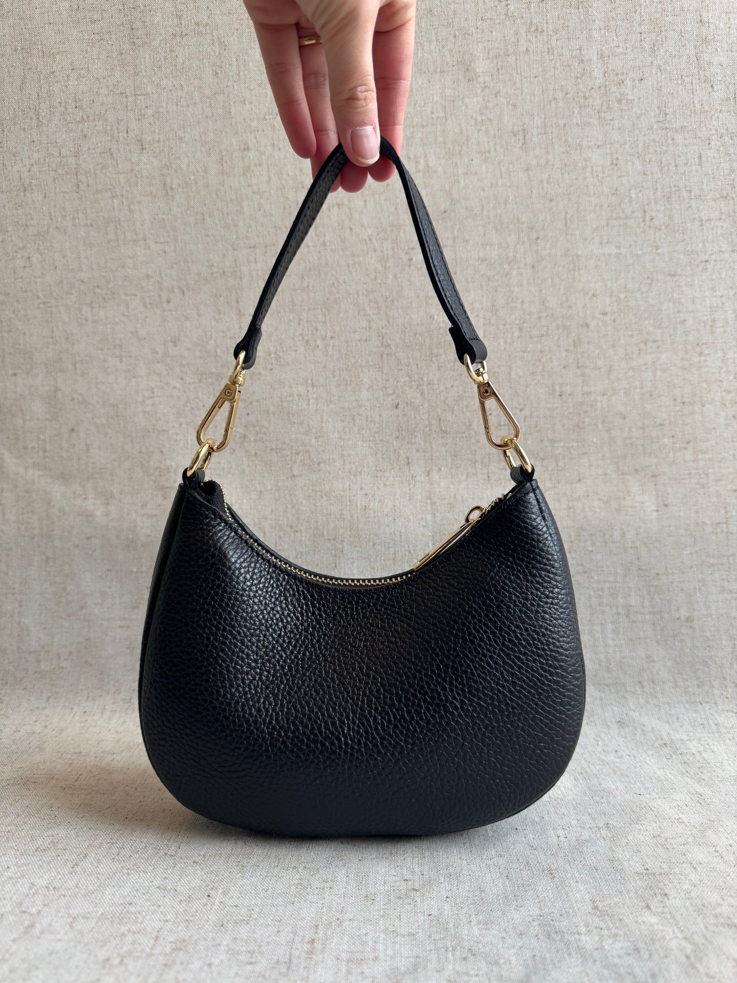 Borsa a spalla Luna - misura piccola, con tracolla lunga