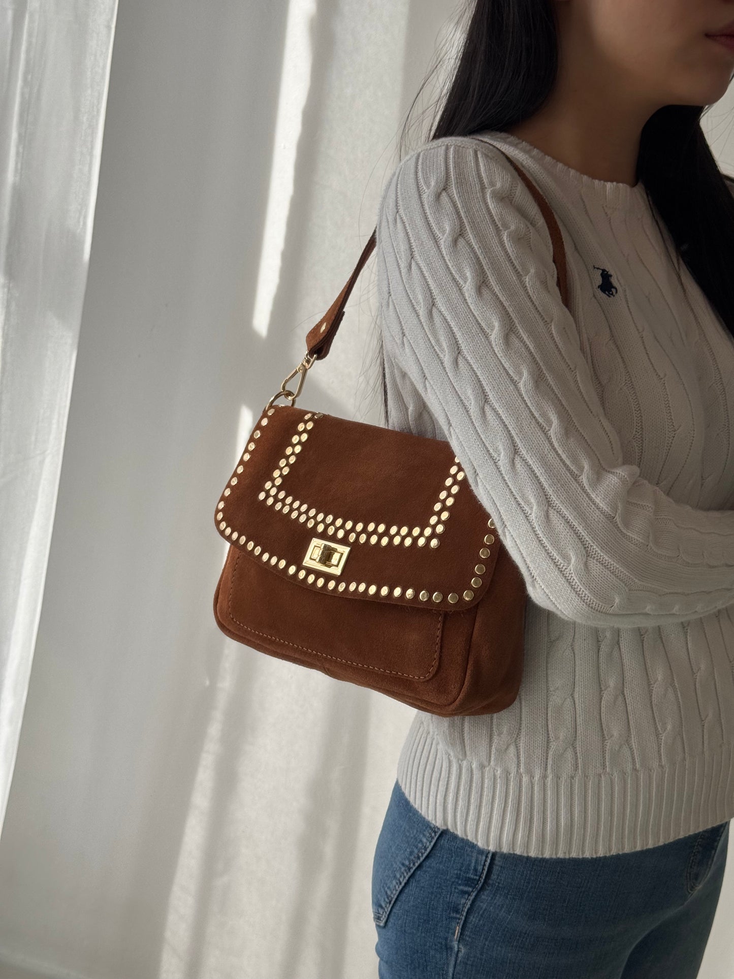 Borsa a spalla Nina - con tracolla regolabile