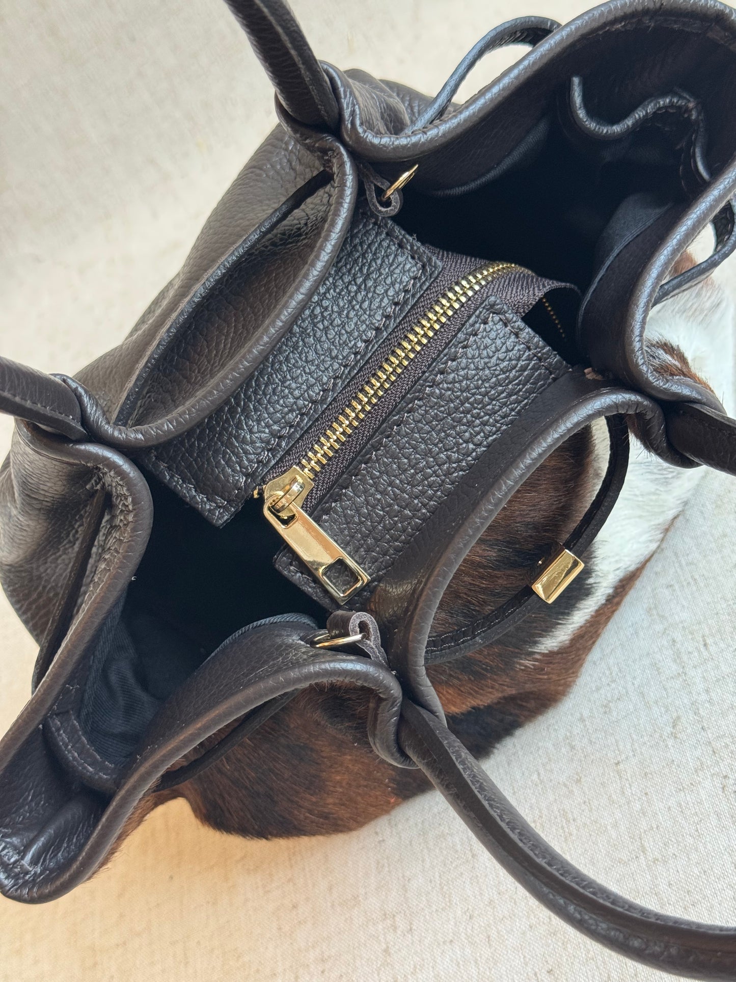 Borsa Laila - cavallino, con tracolla lunga