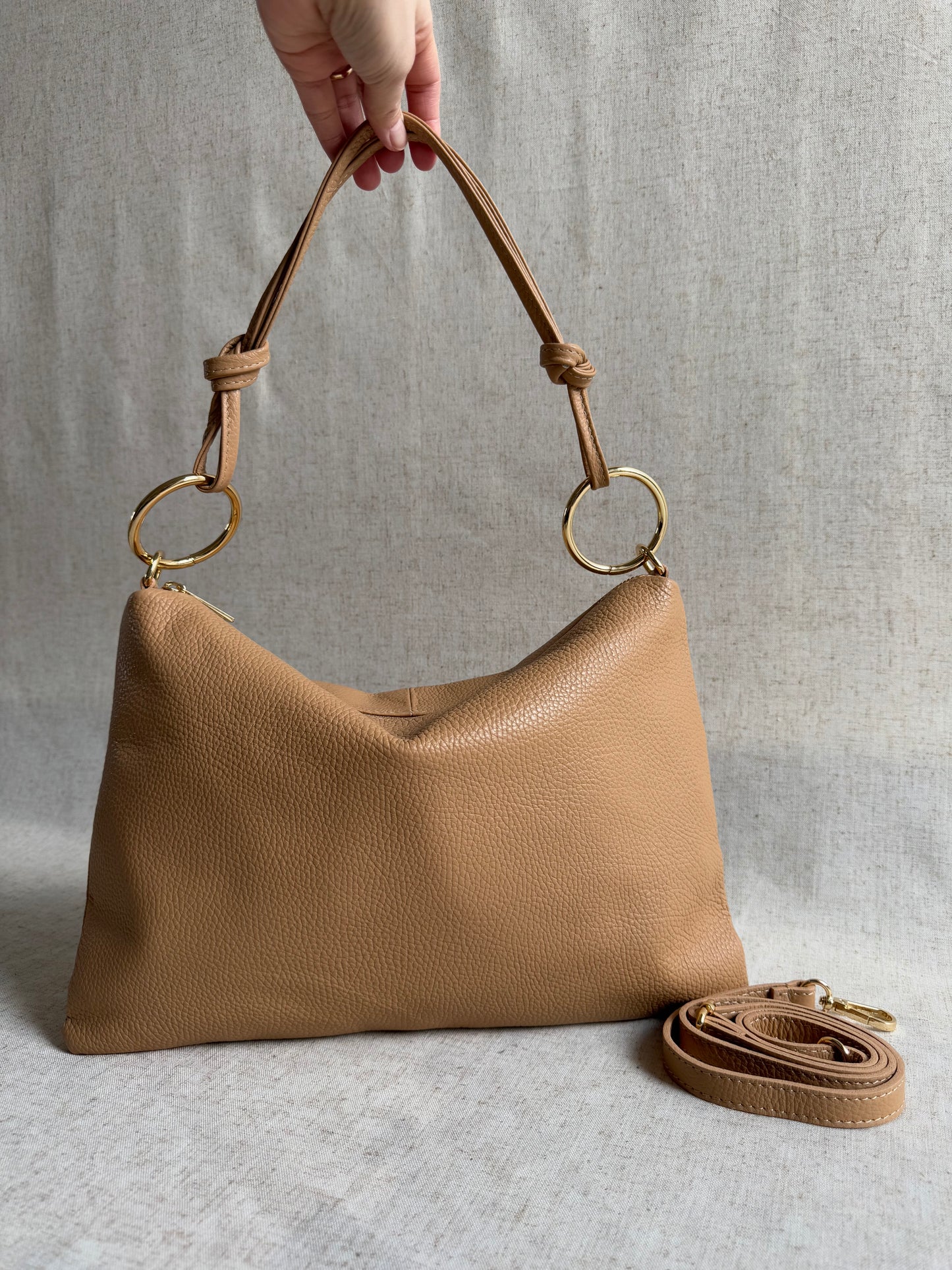 Borsa a spalla Agata - misura grande, con tracolla lunga