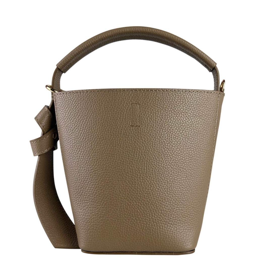Borsa secchiello Vittoria - con tracolla lunga e pochette