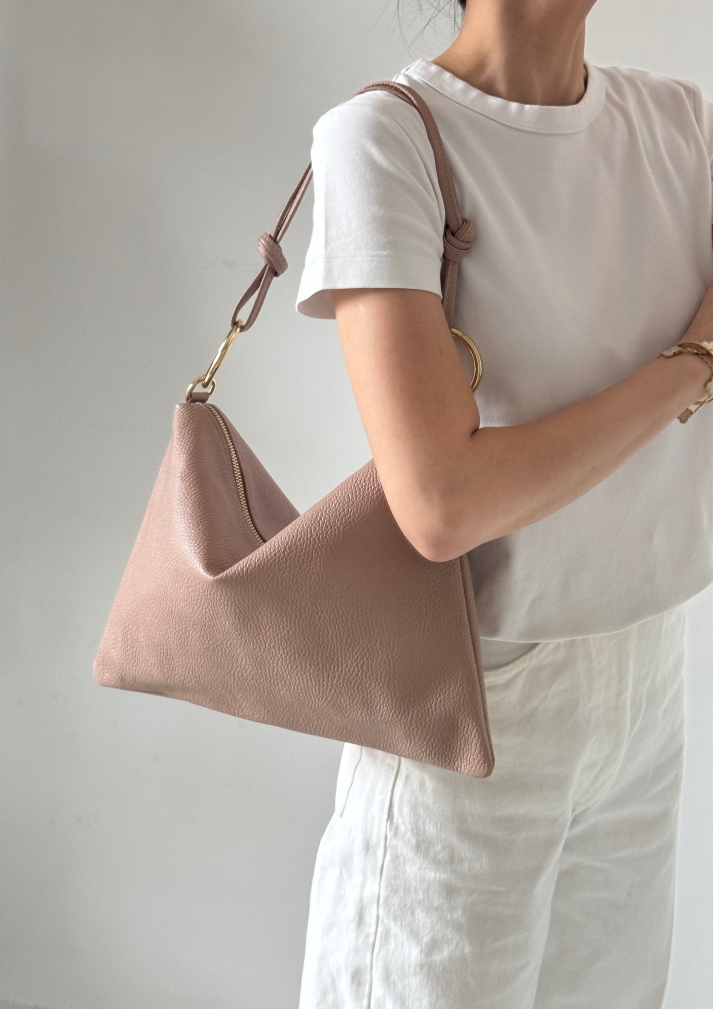 Borsa a spalla Agata - misura grande, con tracolla lunga