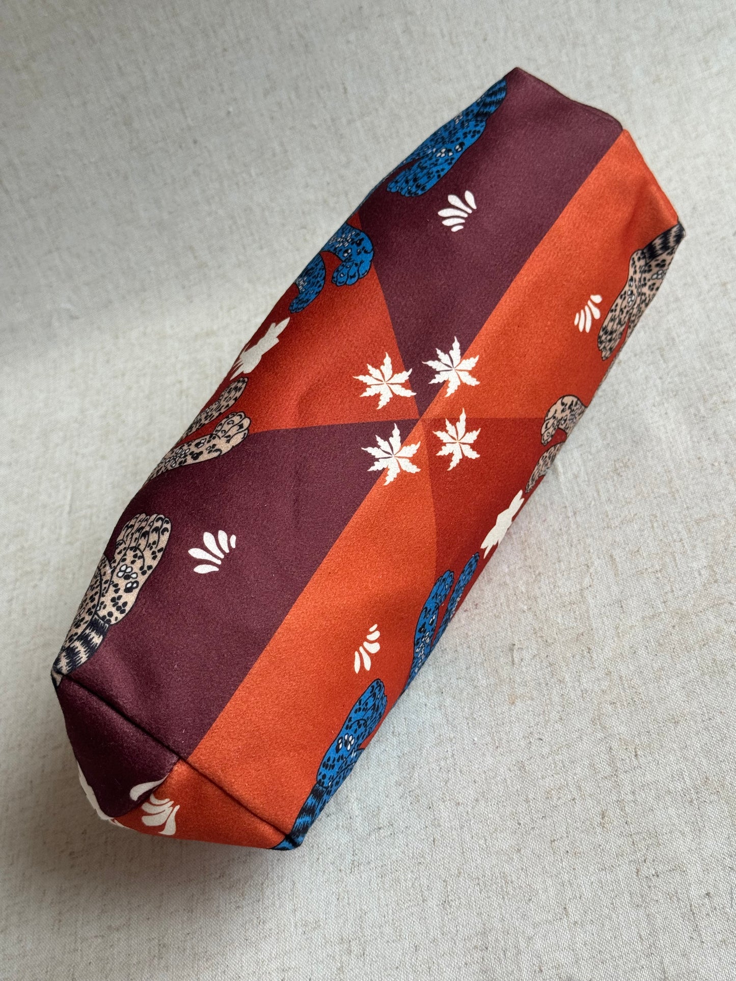 pochette Sicilia - stampa leopardi, con tracolla in catena