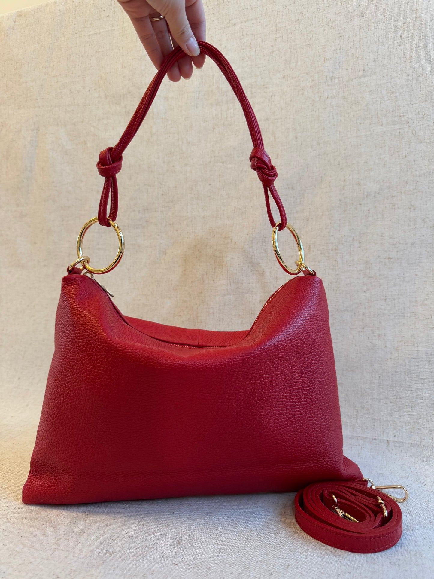 Borsa a spalla Agata - misura grande, con tracolla lunga