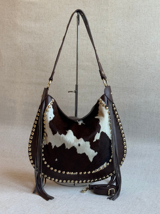 Borsa a spalla Texas - cavallino, con tracolla lunga