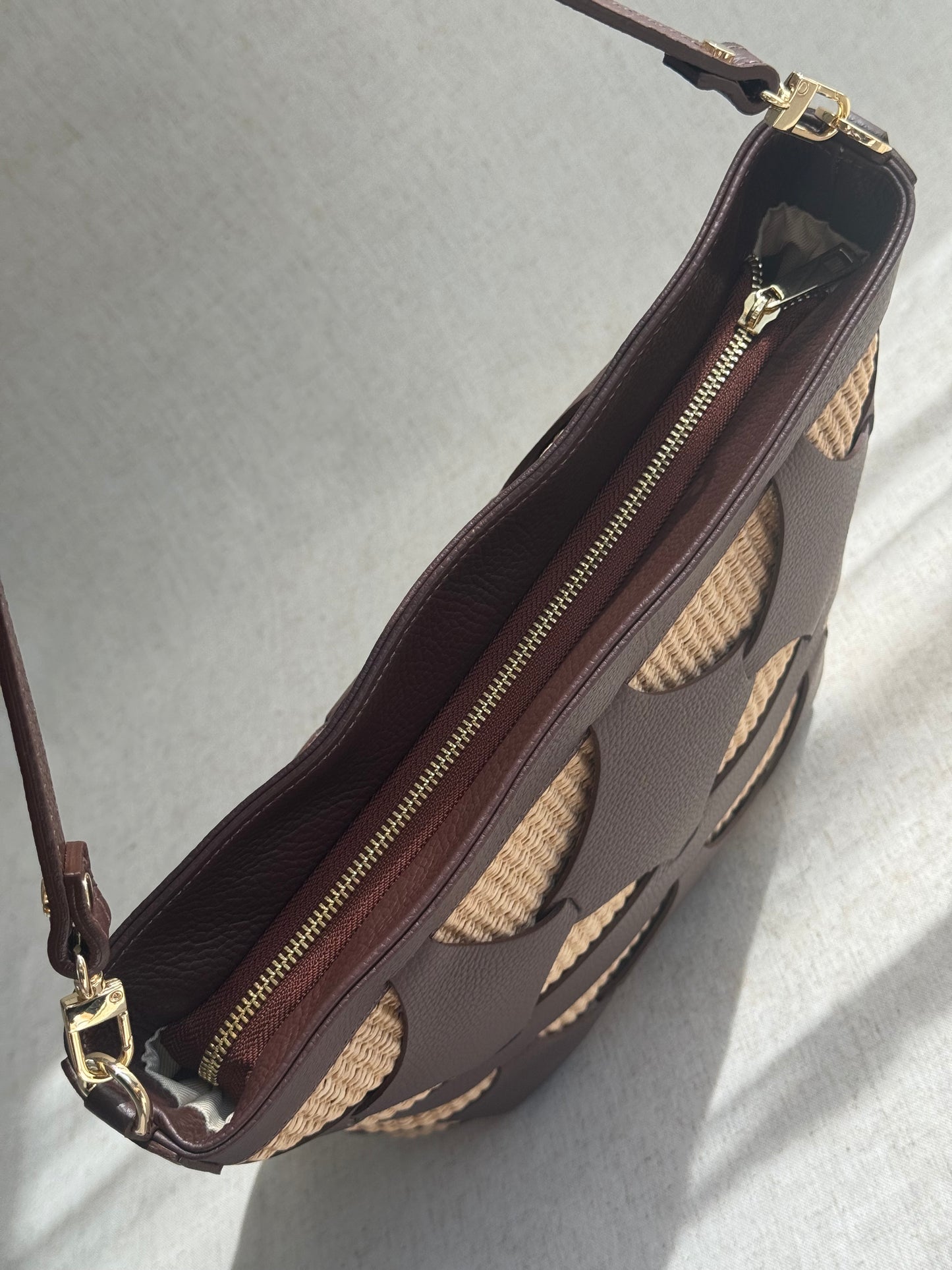 Maxi borsa a spalla Sunset - con tracolla lunga