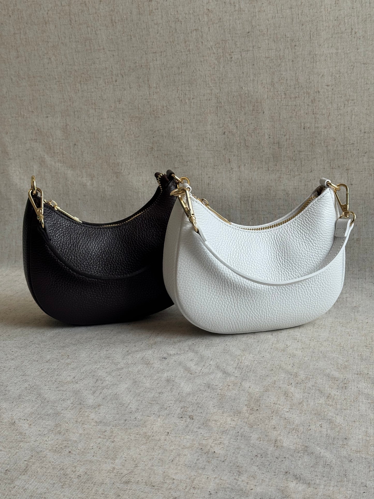 Borsa a spalla Luna - misura piccola, con tracolla lunga