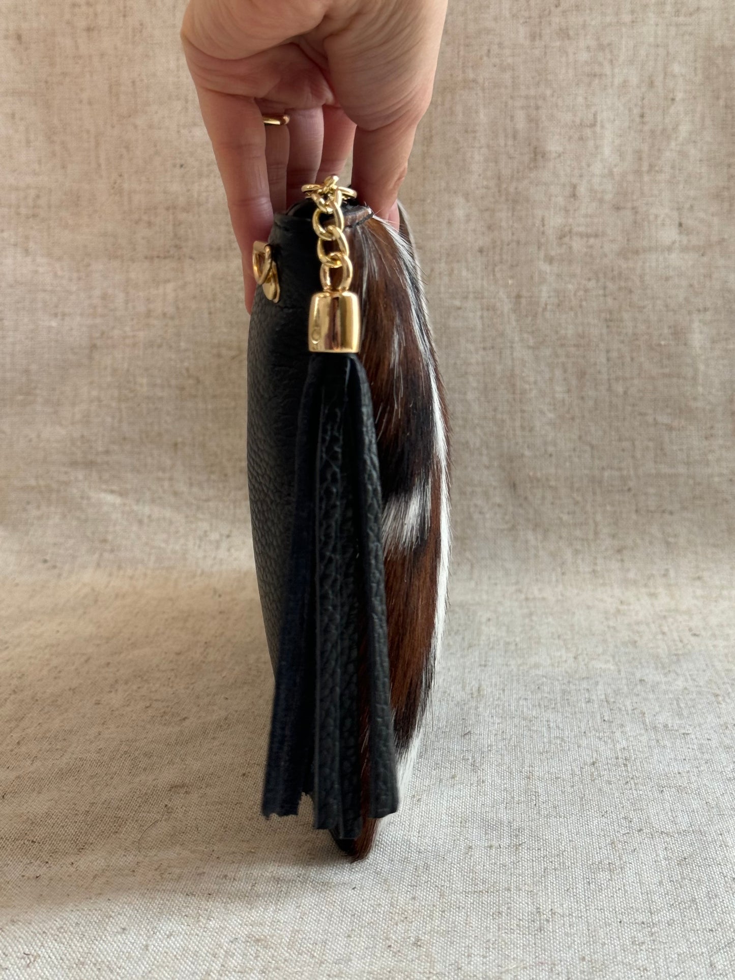 Pochette Siri - cavallino, con tracolla lunga