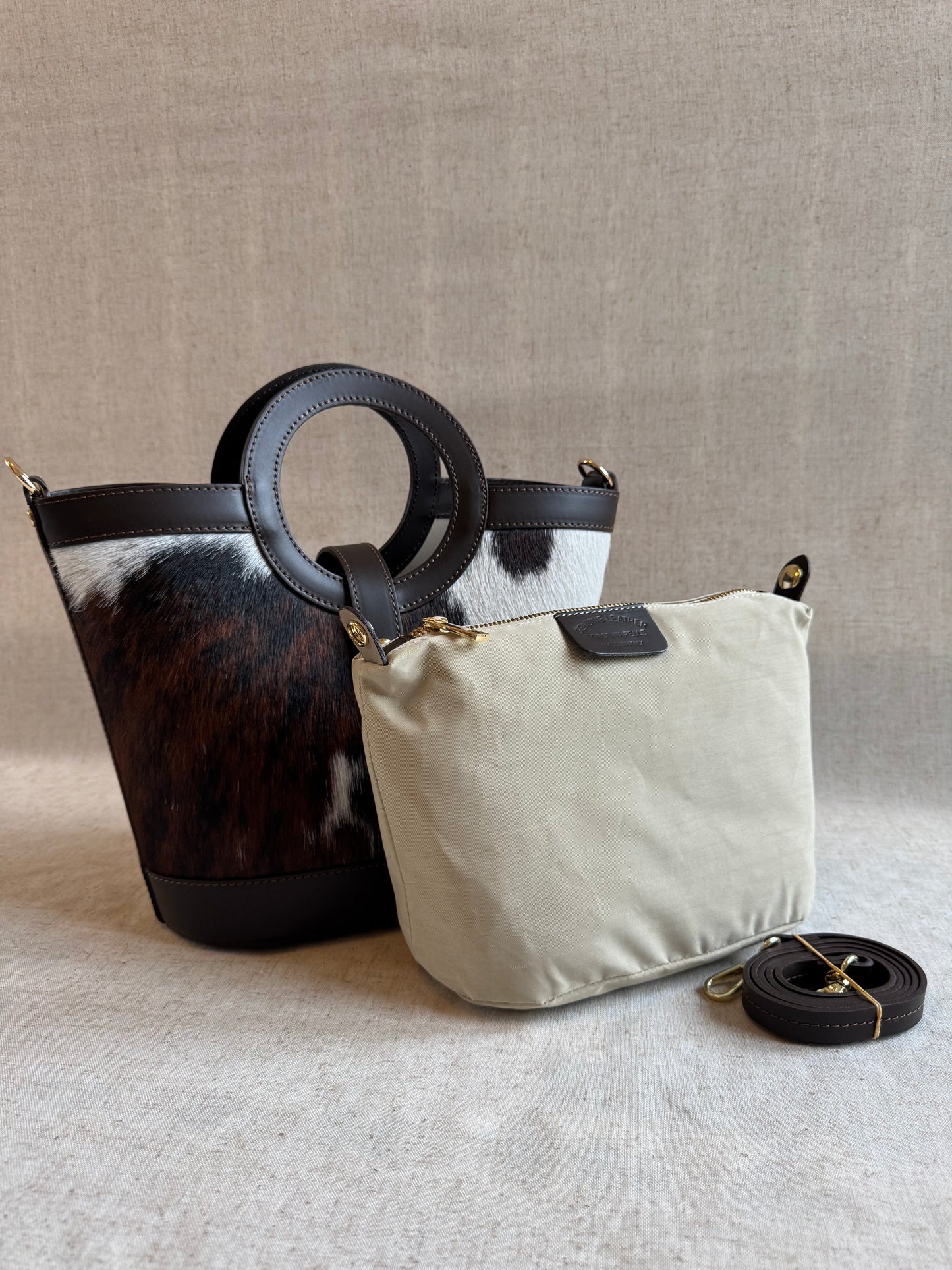 Borsa Alice - cavallino, con tracolla lunga