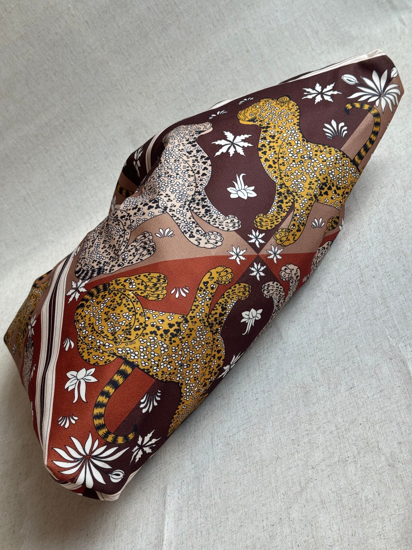 Borsa Melissa - tessuto, stampa leopardi