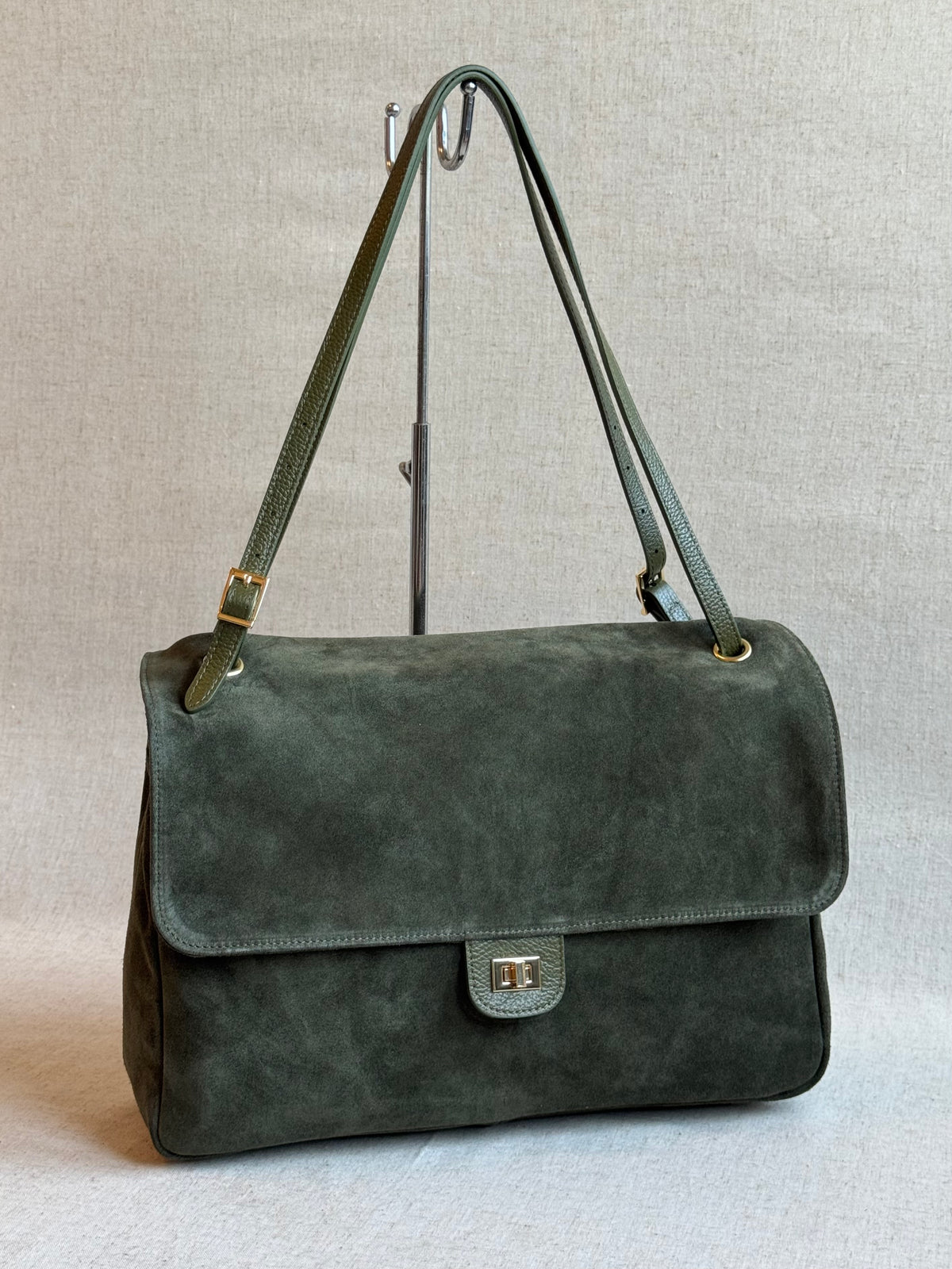 Borsa Chantal - camoscio, manico regolabile