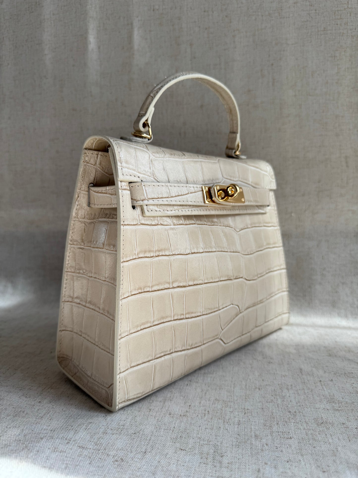 Borsa KELLY - misura grande, con tracolla lunga