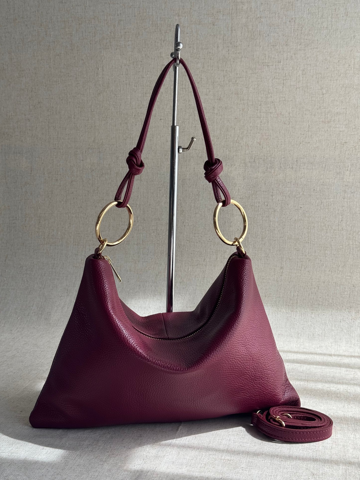 Borsa a spalla Agata - misura grande, con tracolla lunga