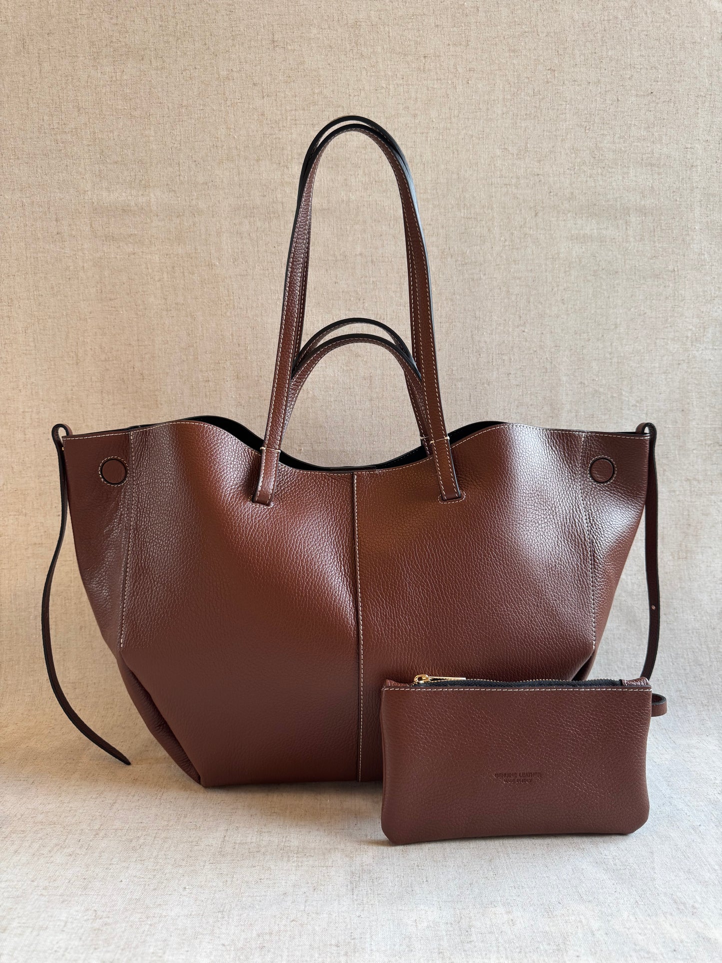 Borsa a spalla Sofia - misura grande, con pochette